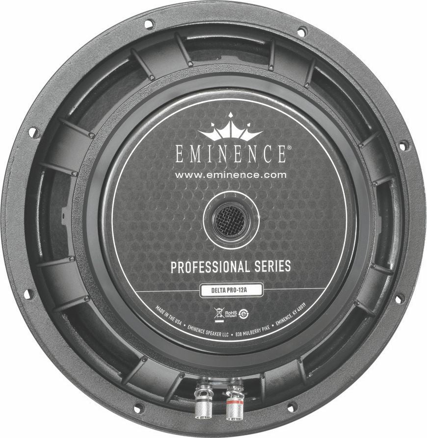 12-in 400W RMS to MAX 800W 2.5-in Voice Coil Diameter 8 Ohms Impedance Ferrite Magnet