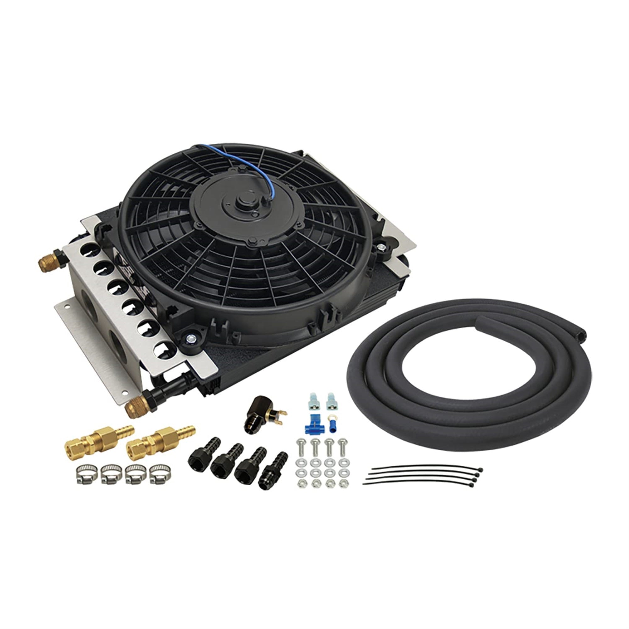 Derale 15900 Electra-Cool Remote Cooler,Black