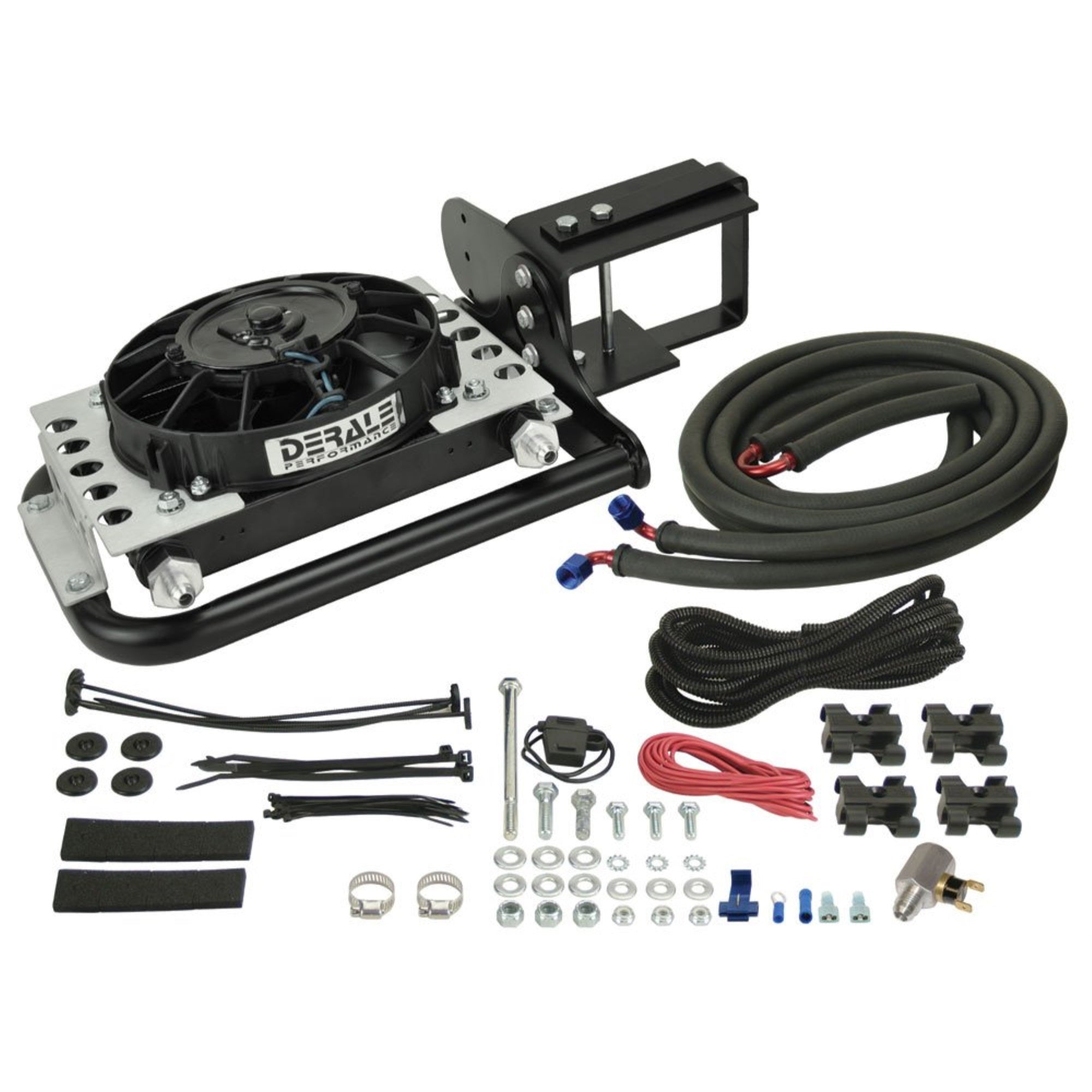 Derale 20561 Jeep Wrangler Direct Fit Automatic Transmission Cooler,Black
