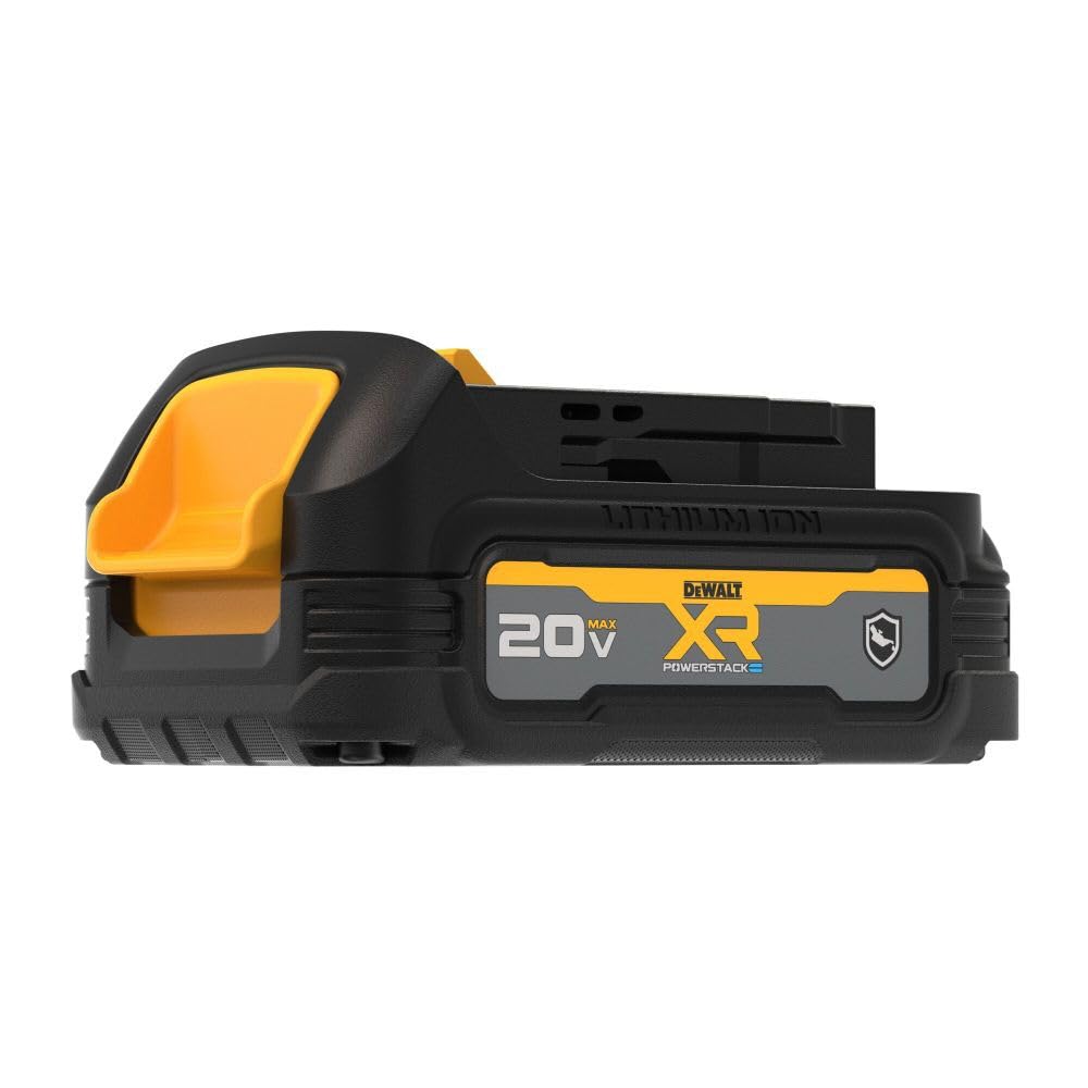 20V Max Powerstack 1.7Ah Lithium Ion Oil Resistant Compact Battery W/Led Charge Indicator