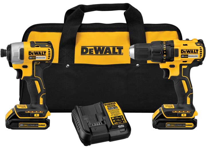 20V MAX XR BRUSHLESS IMPACT DRIVER AND HAMMER DRILL COMBO KIT