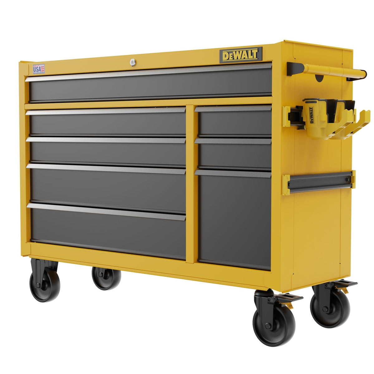 Dewalt Rolling Tool Chest With 5 Drawers, 37 Inch, 100Lb Drawer Capacity, Dewalt Workshop Storage System Compatible (Dwst37052)