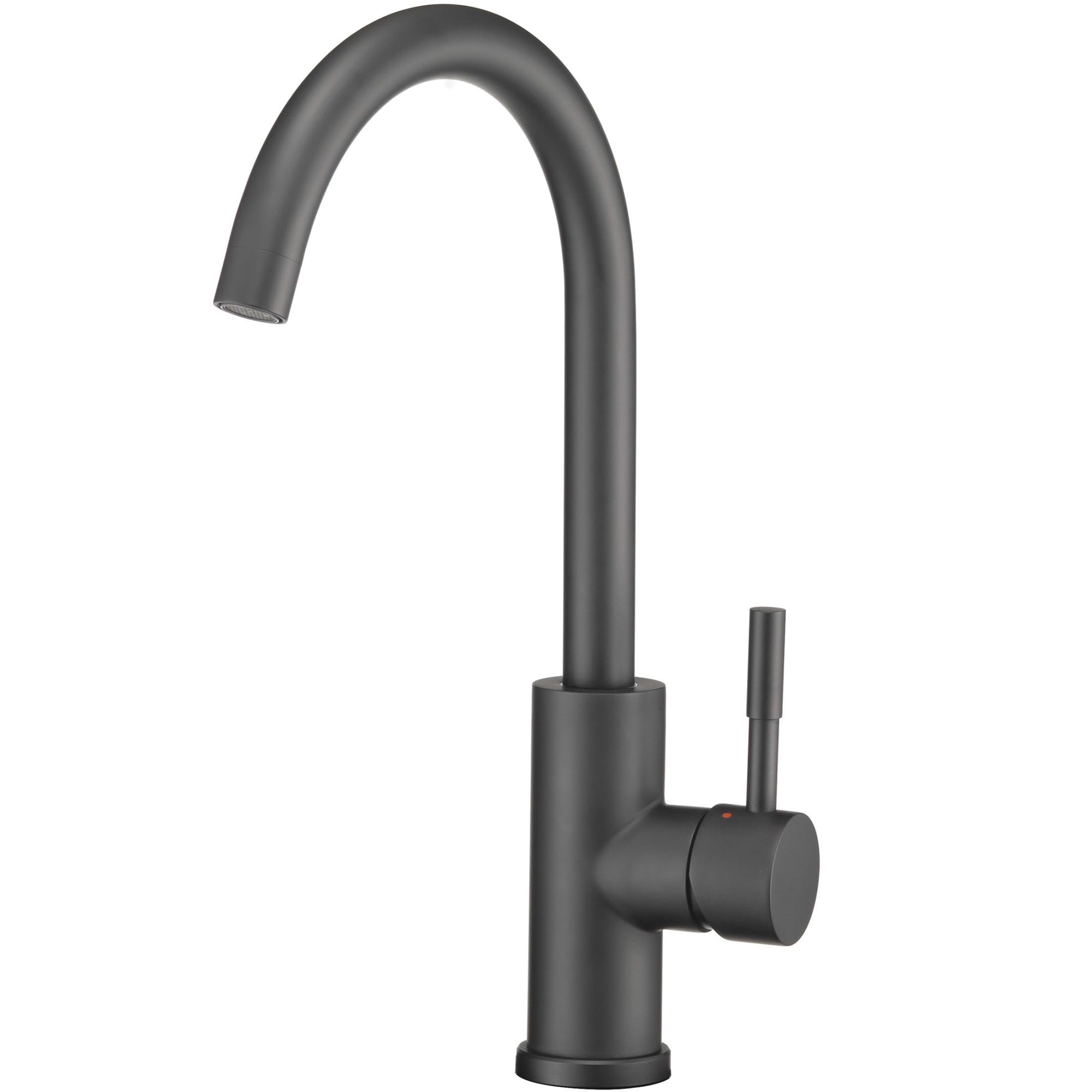 Dura Faucet Streamline Gooseneck Rv Kitchen Faucet - Matte Black