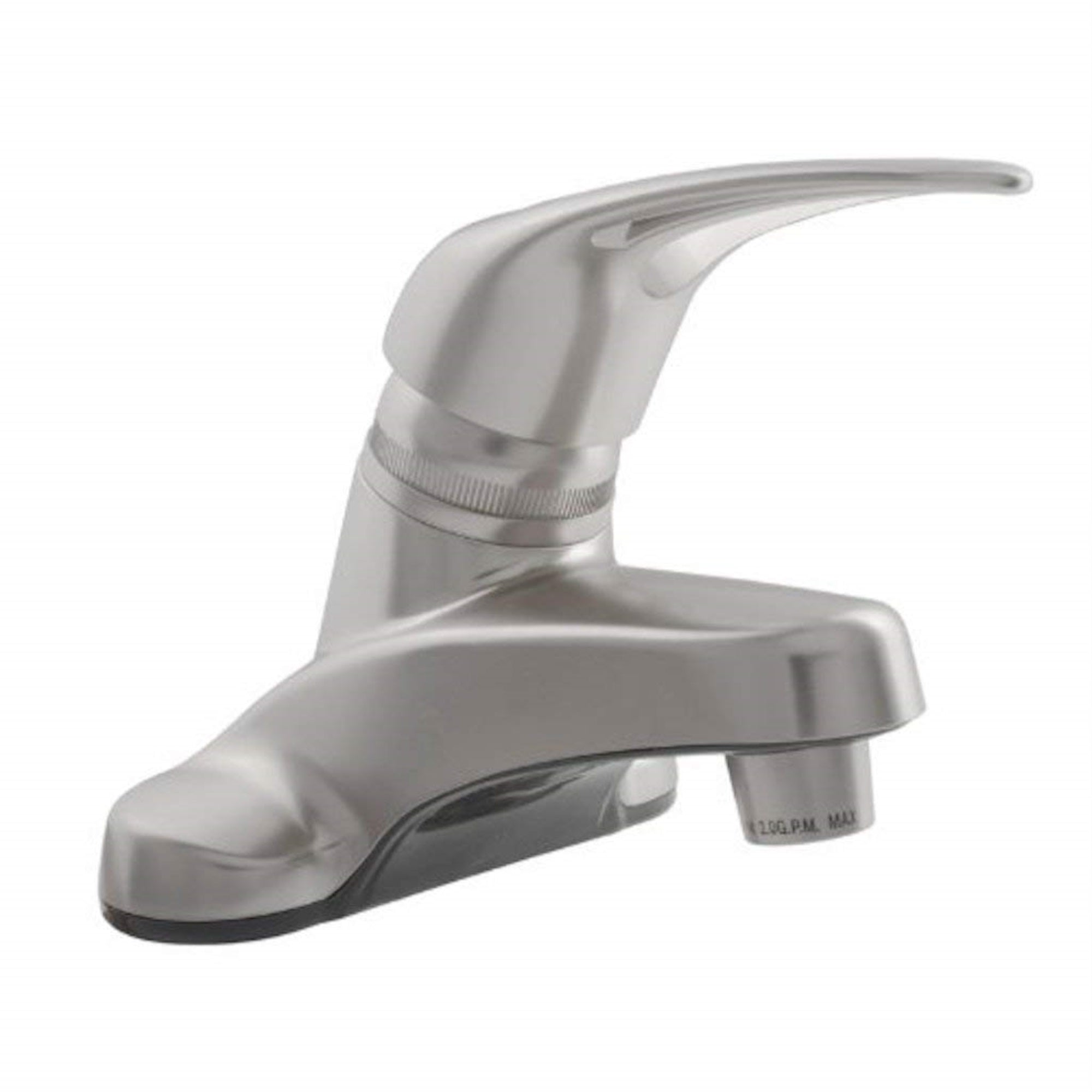 Dura Faucet Df-Pl100-Sn Rv Single Lever Bathroom Faucet (Brushed Satin Nickel Plating Over Abs Plastic)