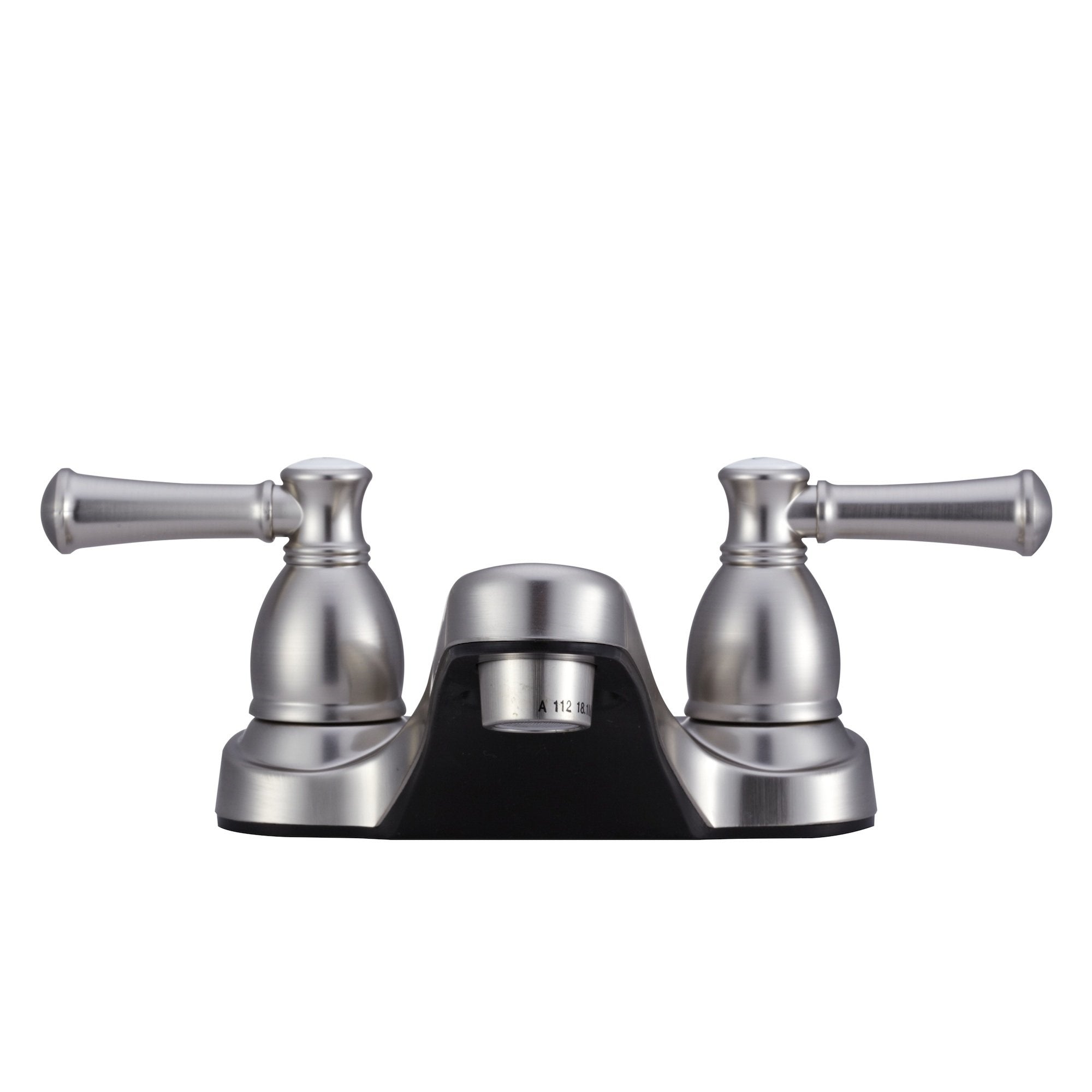 Dura Faucet Df-Pl700L-Sn Rv Bathroom Faucet With Classical Hot And Cold Handles (Brushed Satin Nickel)