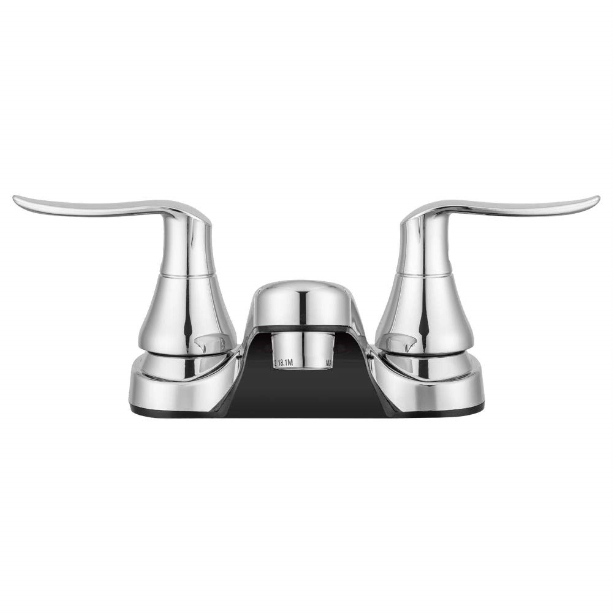 Dura Faucet Df-Pl700Lh-Cp Rv Bathroom Faucet With Winged Levers (Chrome)