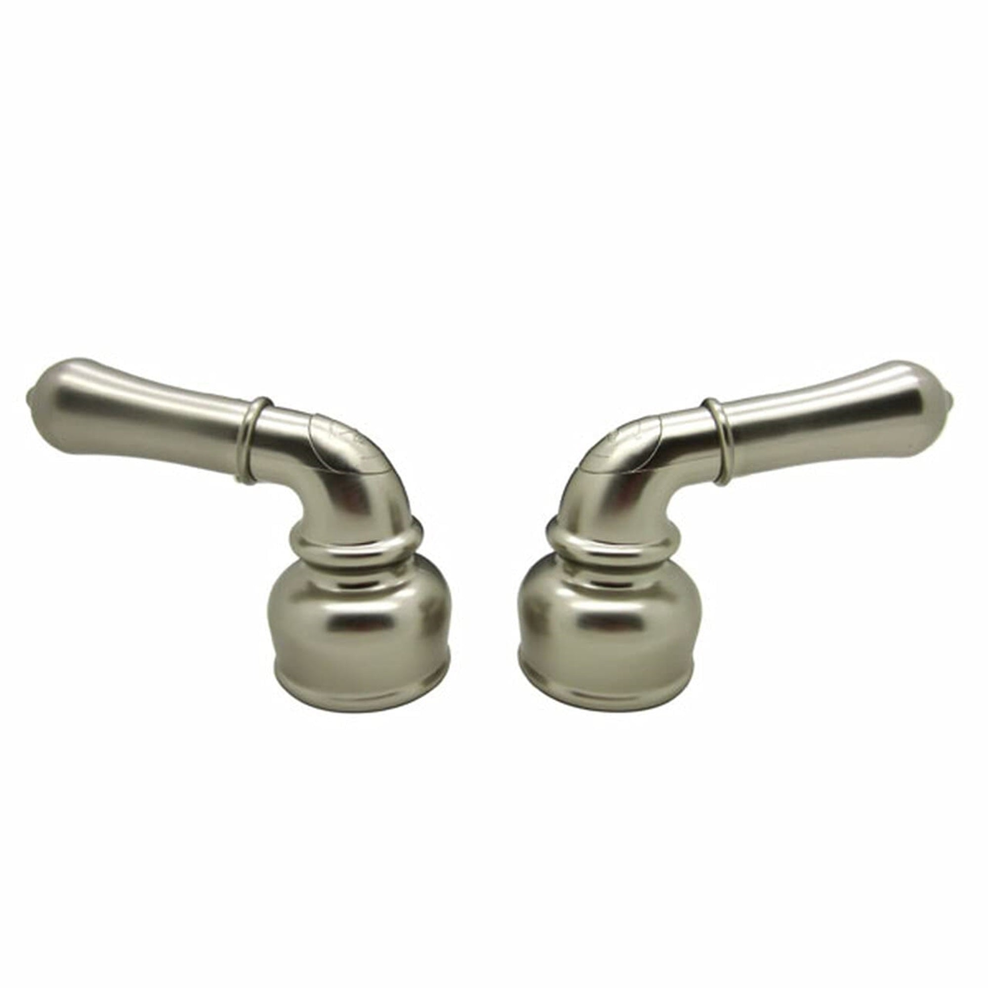 Dura Faucet Df-Rkc-Sn Rv Replacement Hot And Cold Classic Handles - Metallic Plating Over Abs Models Only (Brushed Satin Nickel)