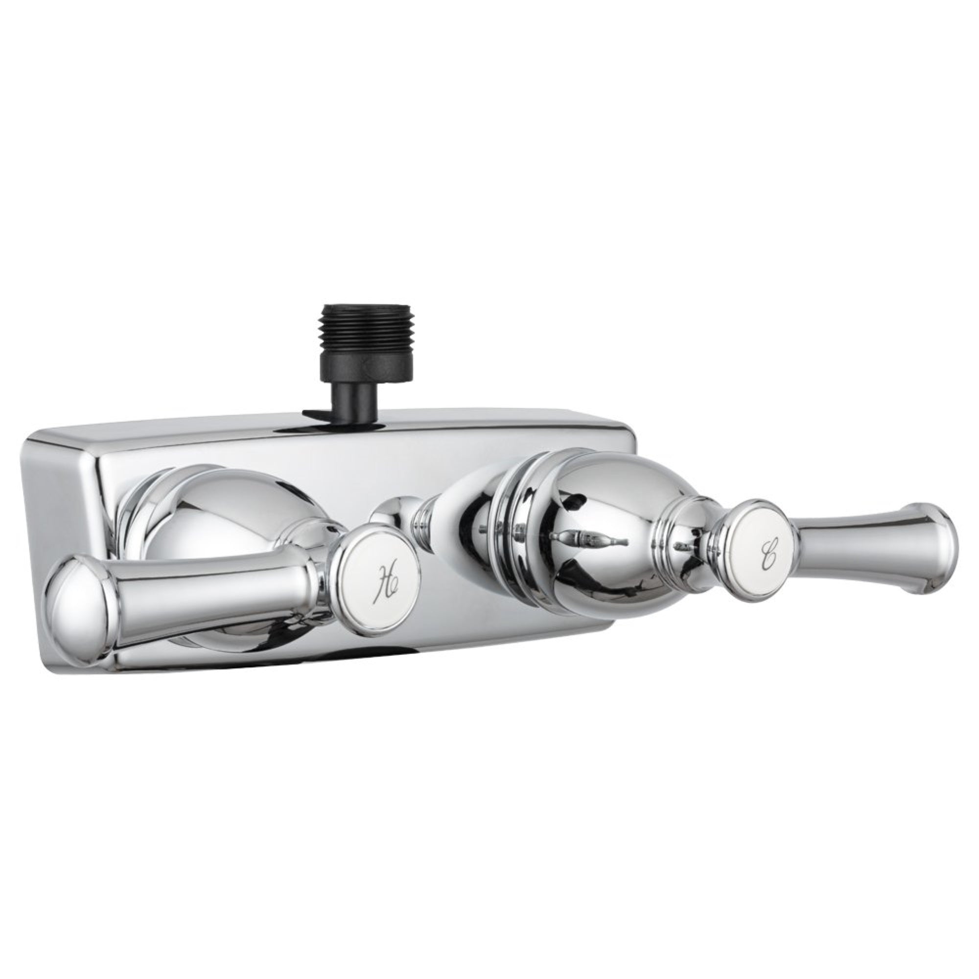 Dura Faucet Df-Sa100L-Cp Rv Shower Faucet Valve Diverter With Hot/Cold Handles (Chrome)