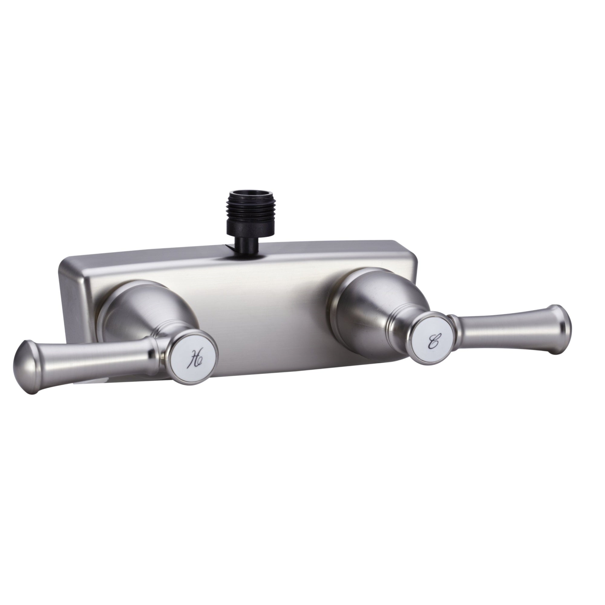Dura Faucet Df-Sa100L-Sn Rv Shower Faucet Valve Diverter With Hot/Cold Handles (Brushed Satin Nickel)