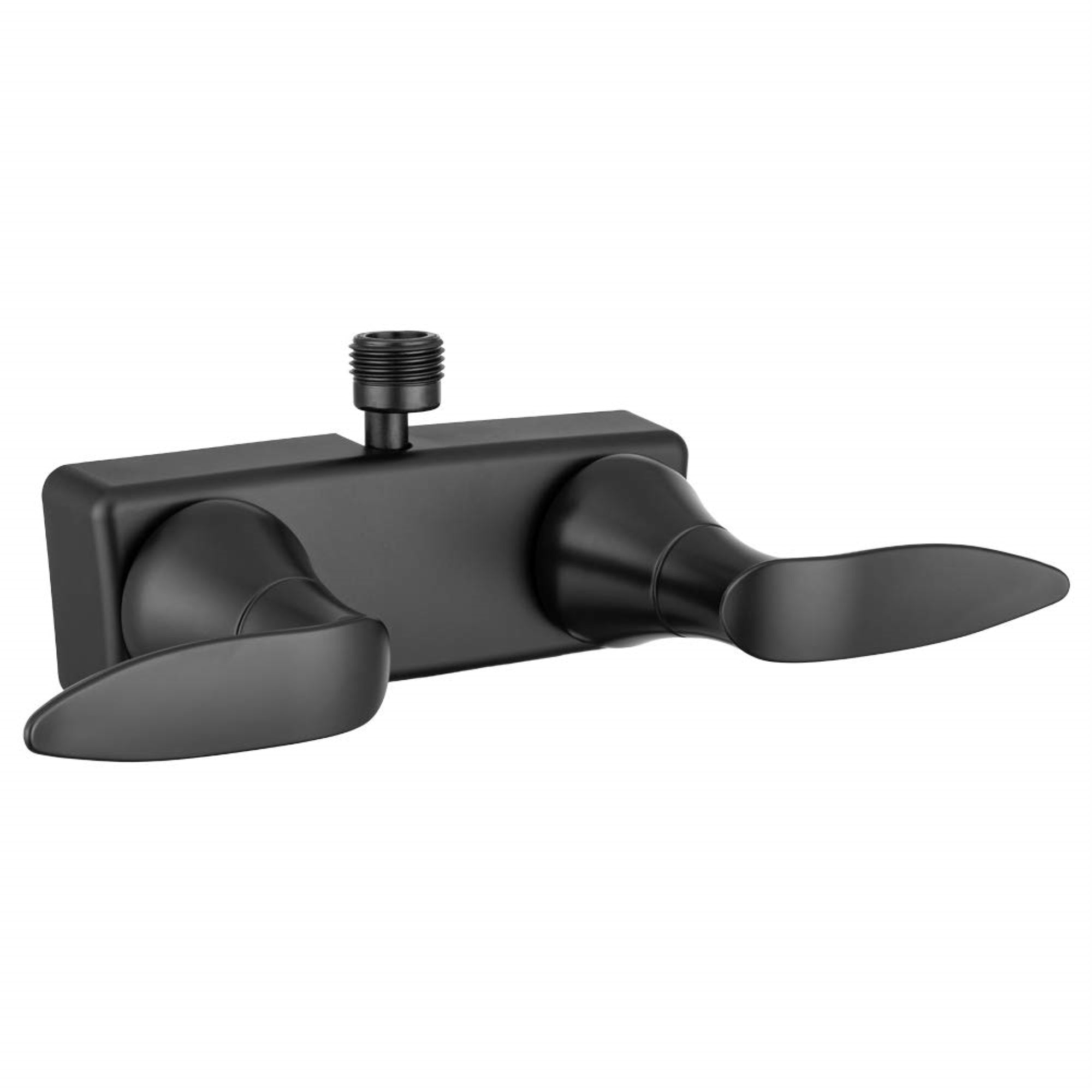 Dura Faucet Df-Sa100Lh-Mb Rv Shower Faucet Valve Diverter With Winged Levers (Matte Black)