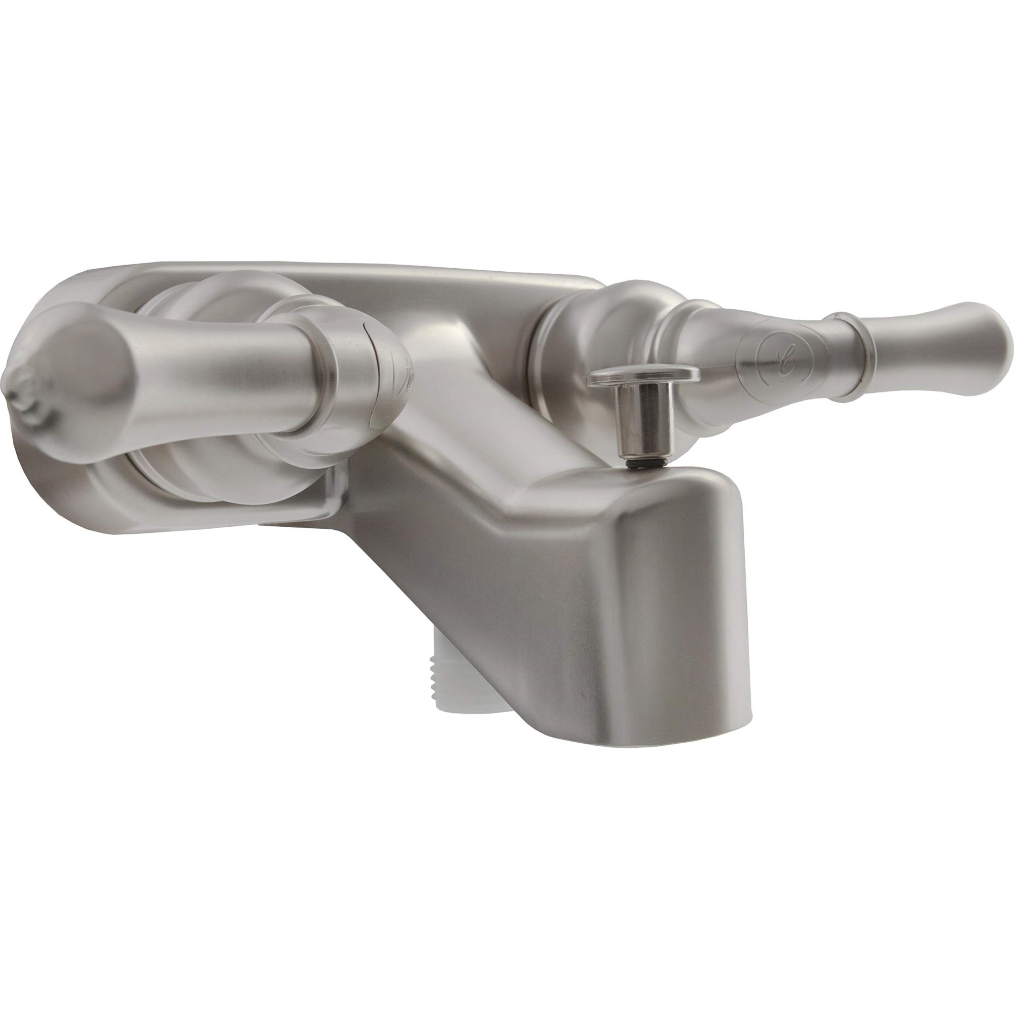 Dura Faucet Df-Sa110C-Sn Rv Tub & Shower Faucet Valve Diverter With Classical Handles (Brushed Satin Nickel)