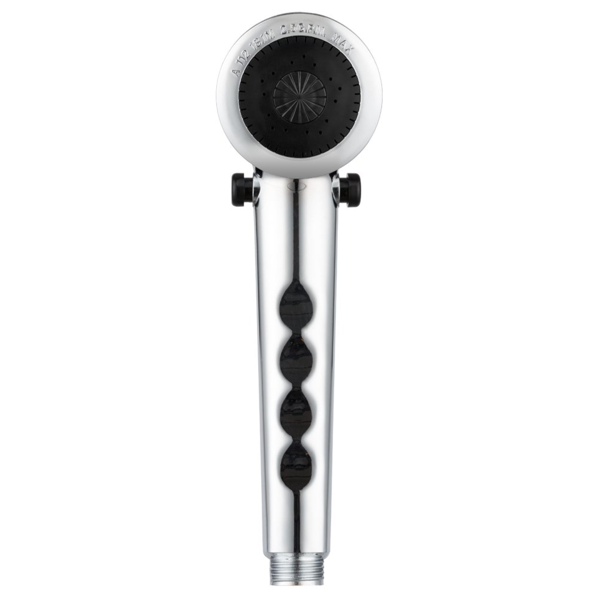 Dura Faucet Df-Sa135-Cp Rv Economical Handheld Replacement Shower Head Wand Unit - Water Saving Flow Control Trickle Switch (Chrome)