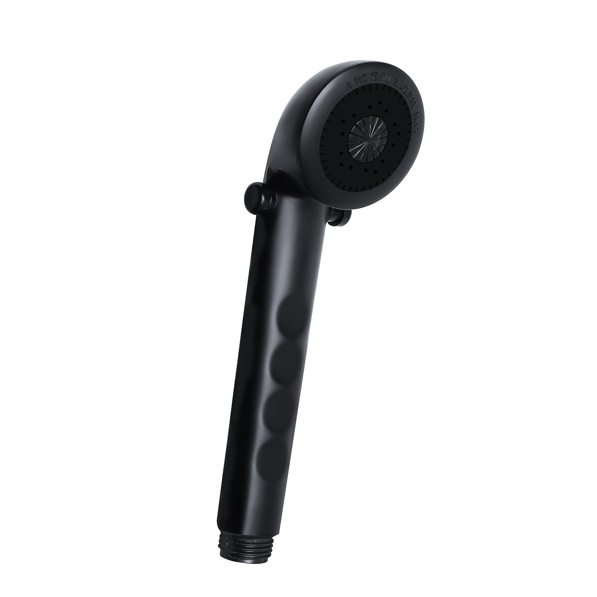 Dura Faucet Df-Sa135-Mb Economical Shower Head - Handheld Replacement Rv Shower Head Wand - Universal Water Saving Shower Head With Flow Control Trickle Switch (Matte Black)