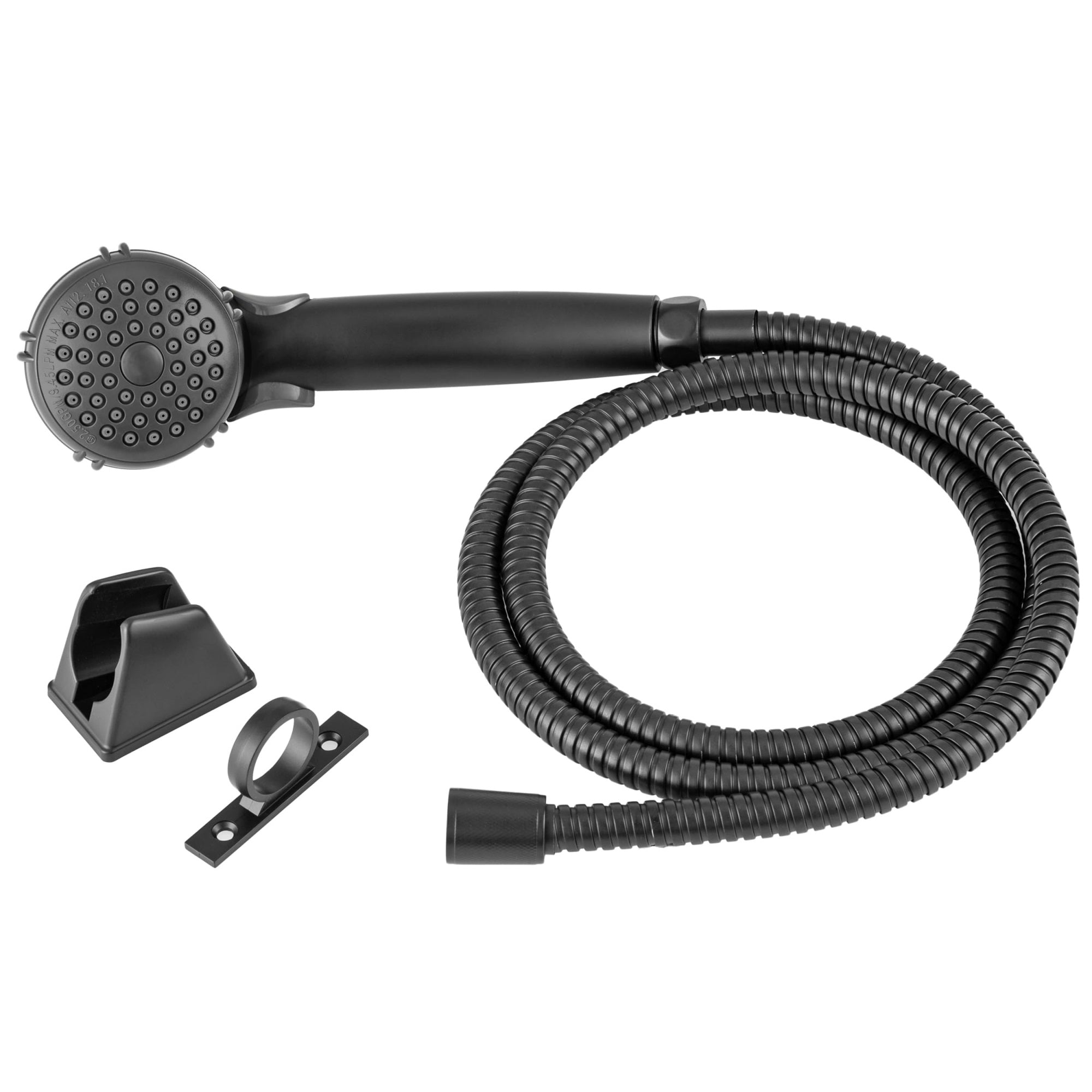 Dura Faucet Df-Sa400K-Mb Rv Hand Held Shower Head - Stainless Steel Hose Kit (Matte Black)