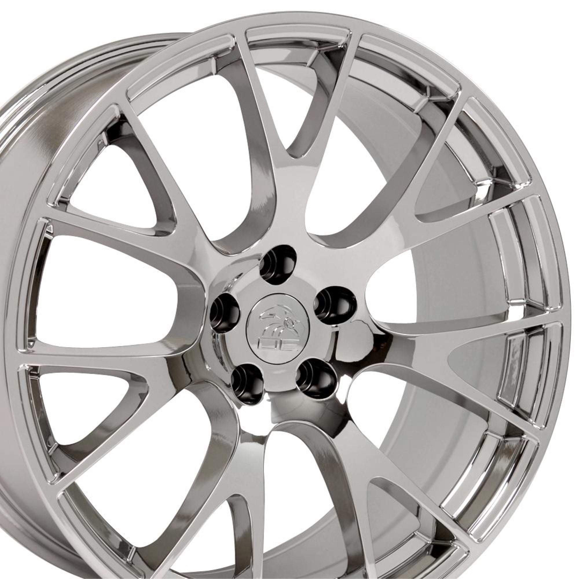 20″ Replica DG15 fits Dodge Hellcat 20x9 Chrome