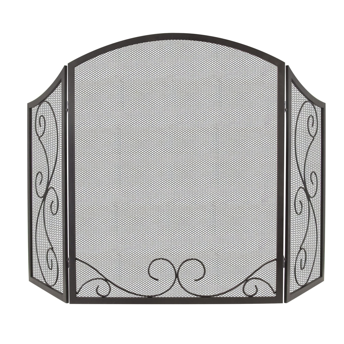 Pleasant Hearth Fa995S Iris Scroll Fireplace Screen