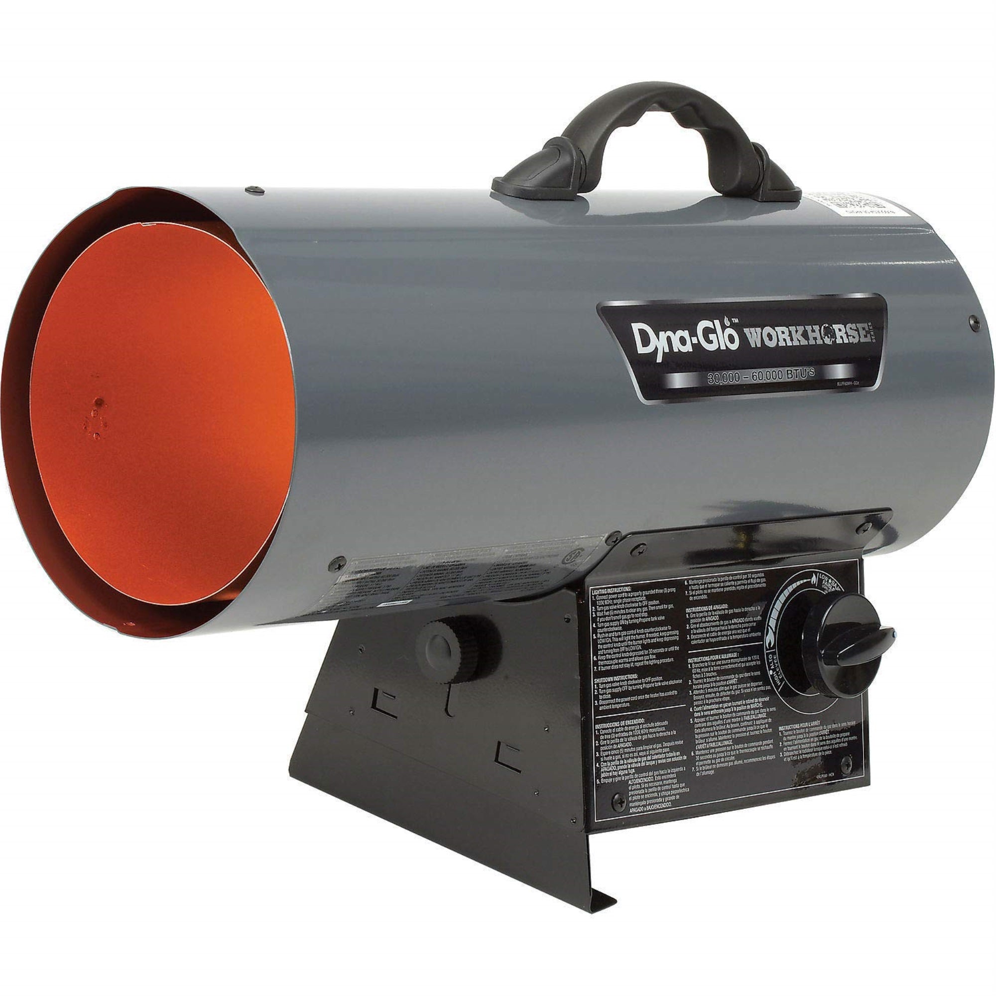 Dyna-Glo Workhorse Lpfa60Wh, 30K - 60K Btu Lp Forced Air Heater