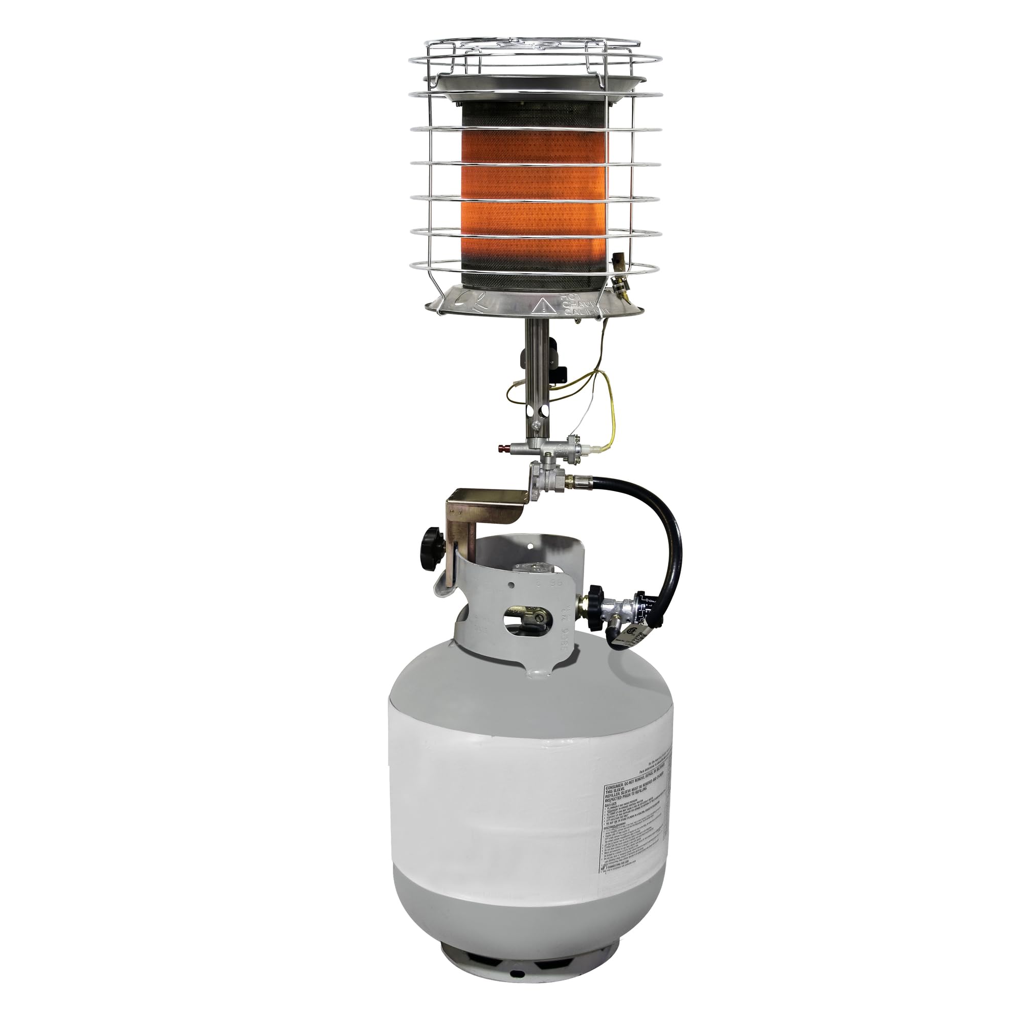 Dynaglo 360Deg Lp Tank Top Heater W/Tip Over Safety Sw 3000040000 Btu Heats Up To 1000 Sq Ft