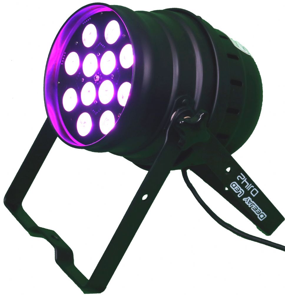 125 Watt Led Par Can W/Dmx Intelligent Lighting Control & Multi-Color Capability, 110V To 240 Volts