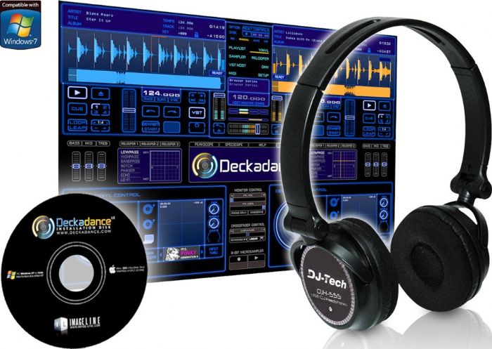 Professional Dj Headphones W/ Integrated Usb Soundcard