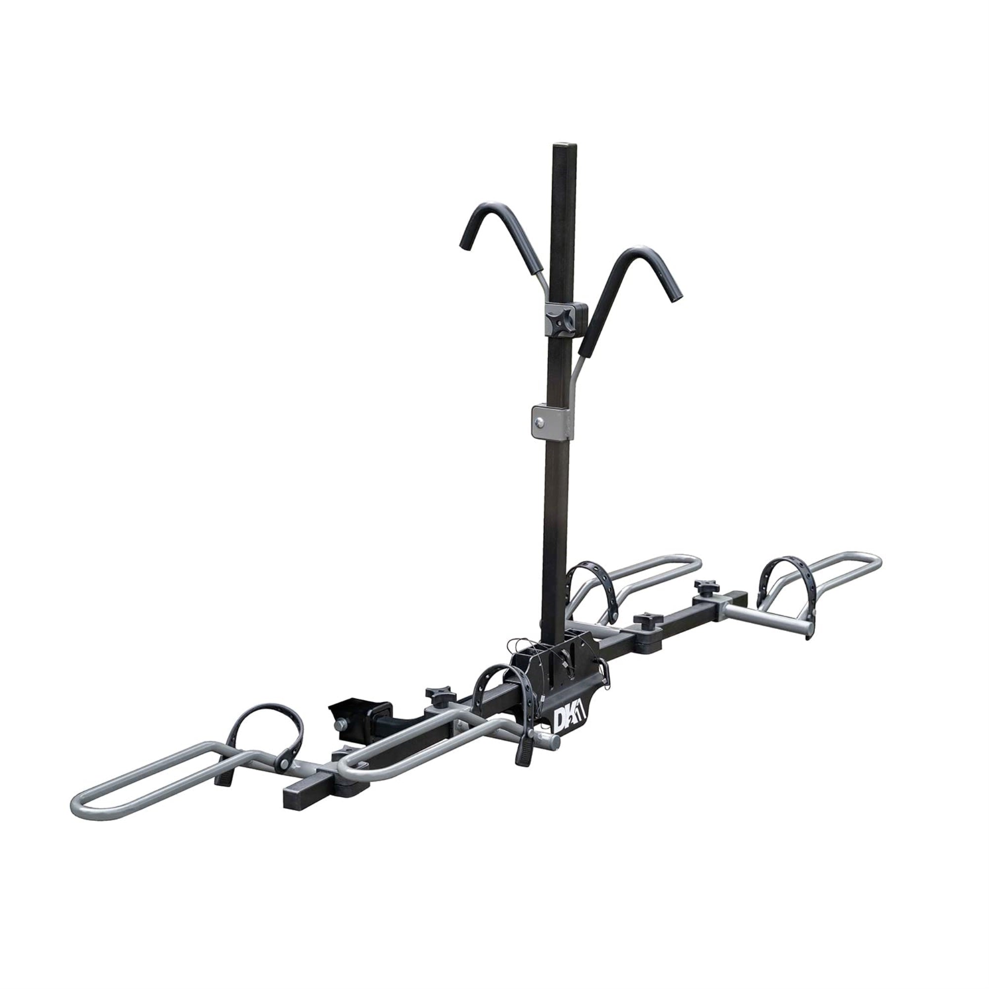 Dk2 2-Bike Hitch Mount Bicycle Carrier | Bcr590| Platform Design | 80 Lb. Carrying Capacity | Measures 40 X 10.5 X 5.5 Inches