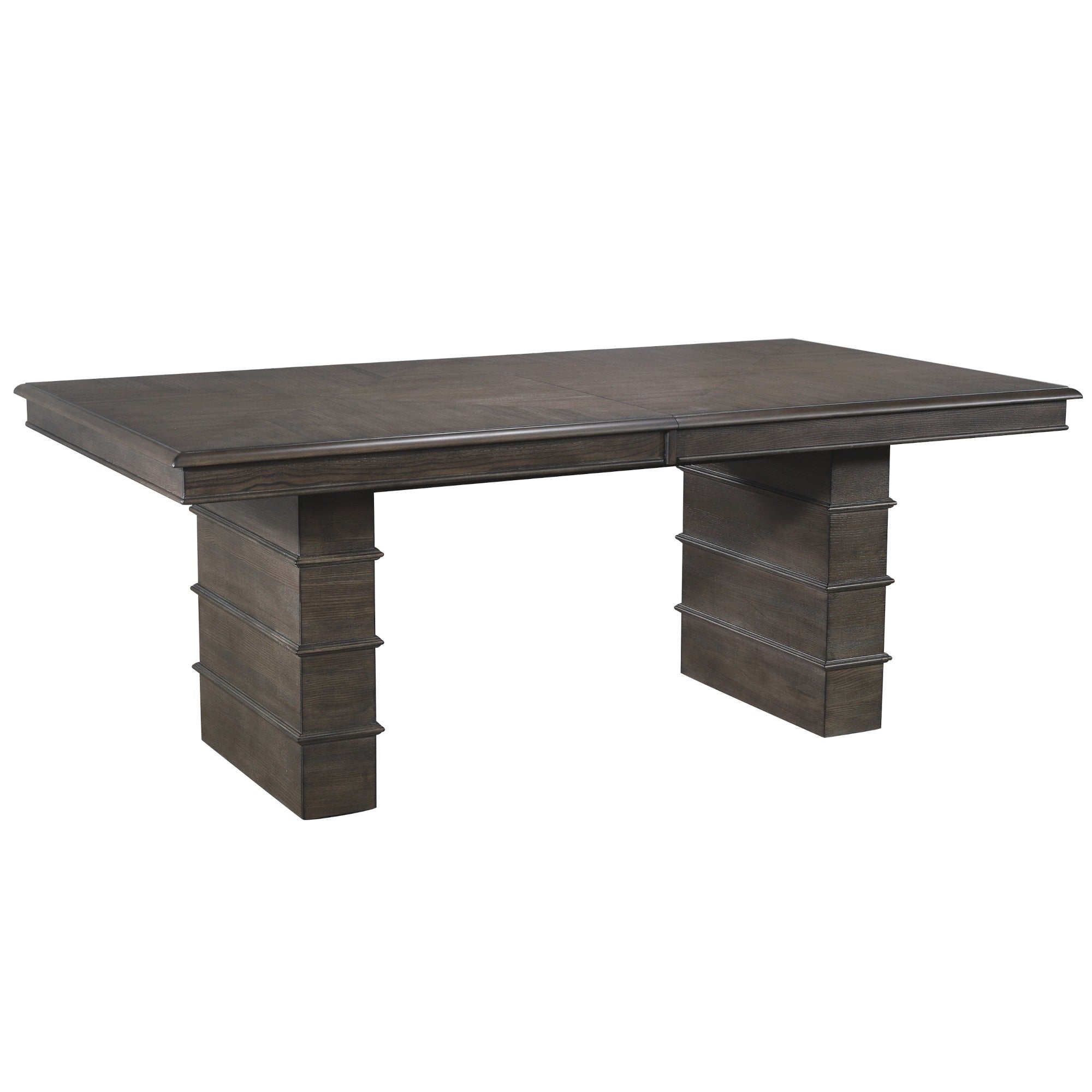 Sunset Trading Cali 96 Rectangular Extendable Dining Table| Brown Solid Wood | Seats 8