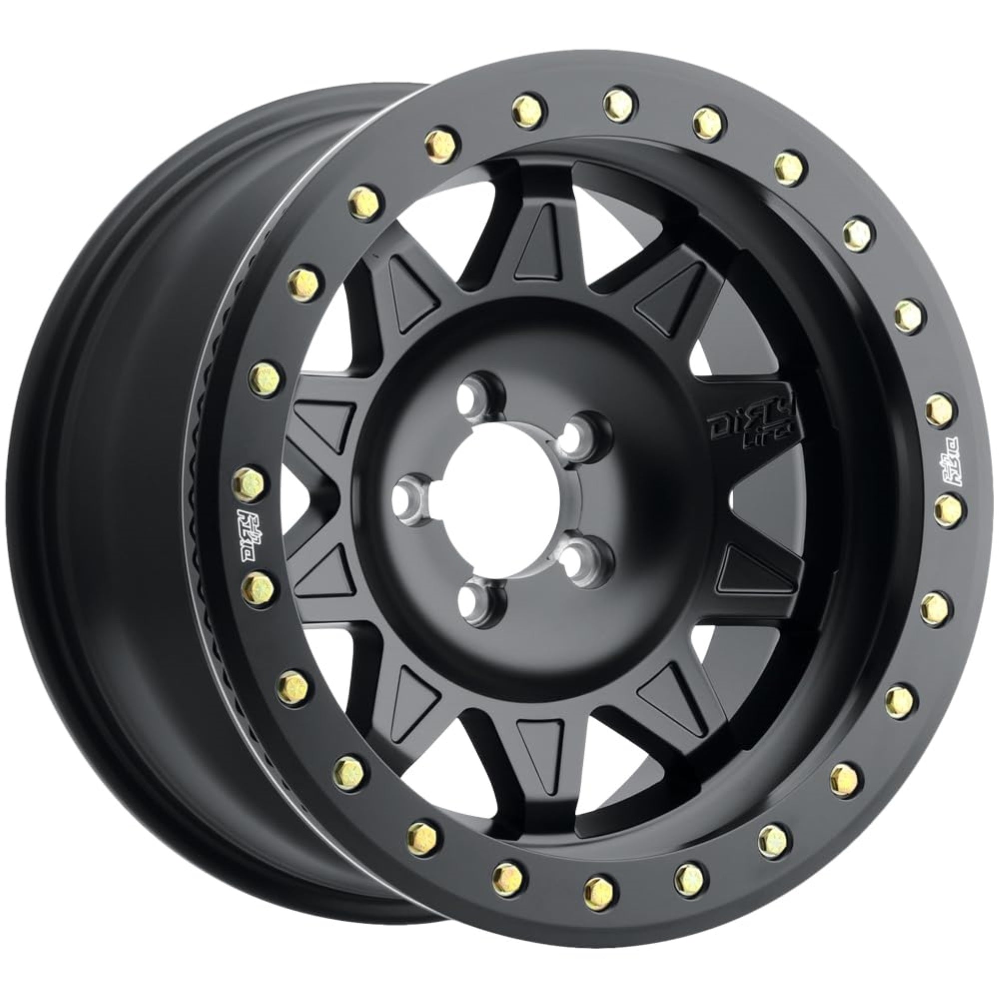 Roadkill 17X9, Bolt Pattern: 5X5/, Offset: -38, Matte Black W/Simulated Ring, Set Of 1