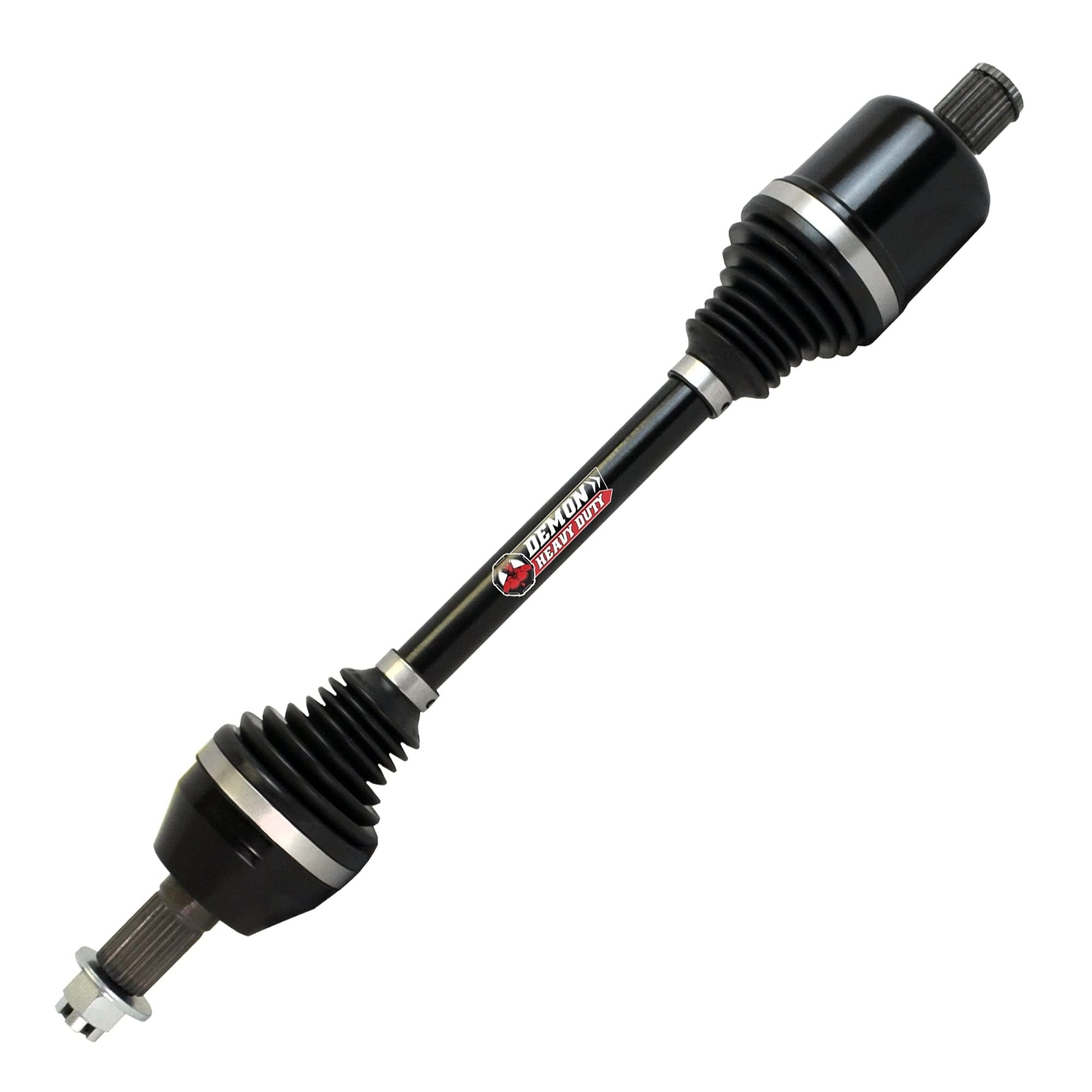 Demon Powersports Rear Left/Right Heavy Duty Axle For (2009-22) Polaris Sportsman/Scrambler, Made Of 4340 Chromoly Steel, Dual Heat Treated High Strength, Wider Angles Oem: 1332642, 1332809