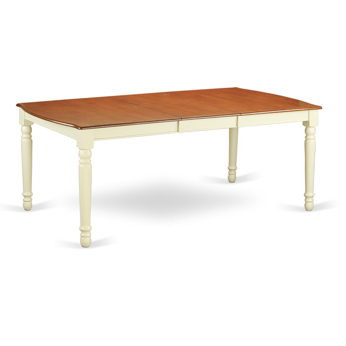 5 Pc Rubber Wood Dining Set - Doav5-Whi-W-Vv , Kitchen Table & 4 Chairs , Durable Asian Hardwood , High-Quality & Unique Design