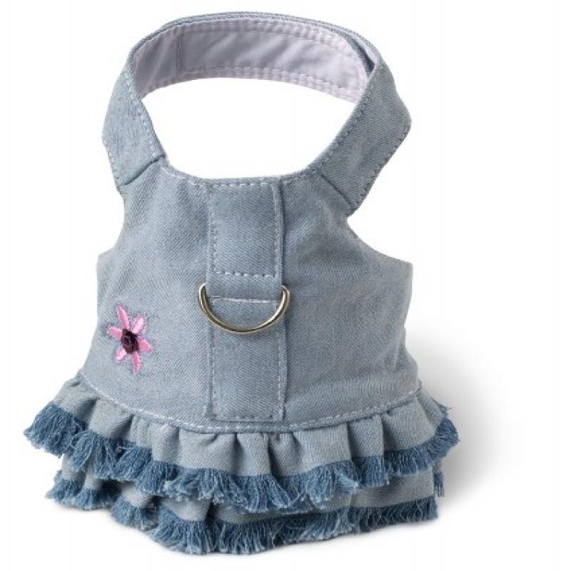Teacup Harness Dress Blue Jean Fringe