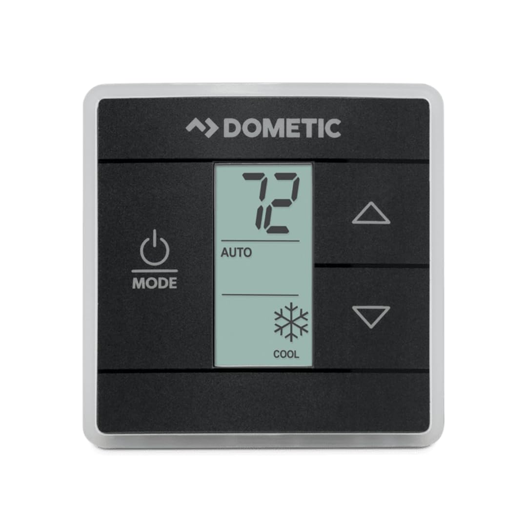 Dometic Usa Ct Single Zone Wall Thermostat - Programmable Ac Control W/Digital Temperature Display- Easy Wall Mount Design For Rvs And Trailers