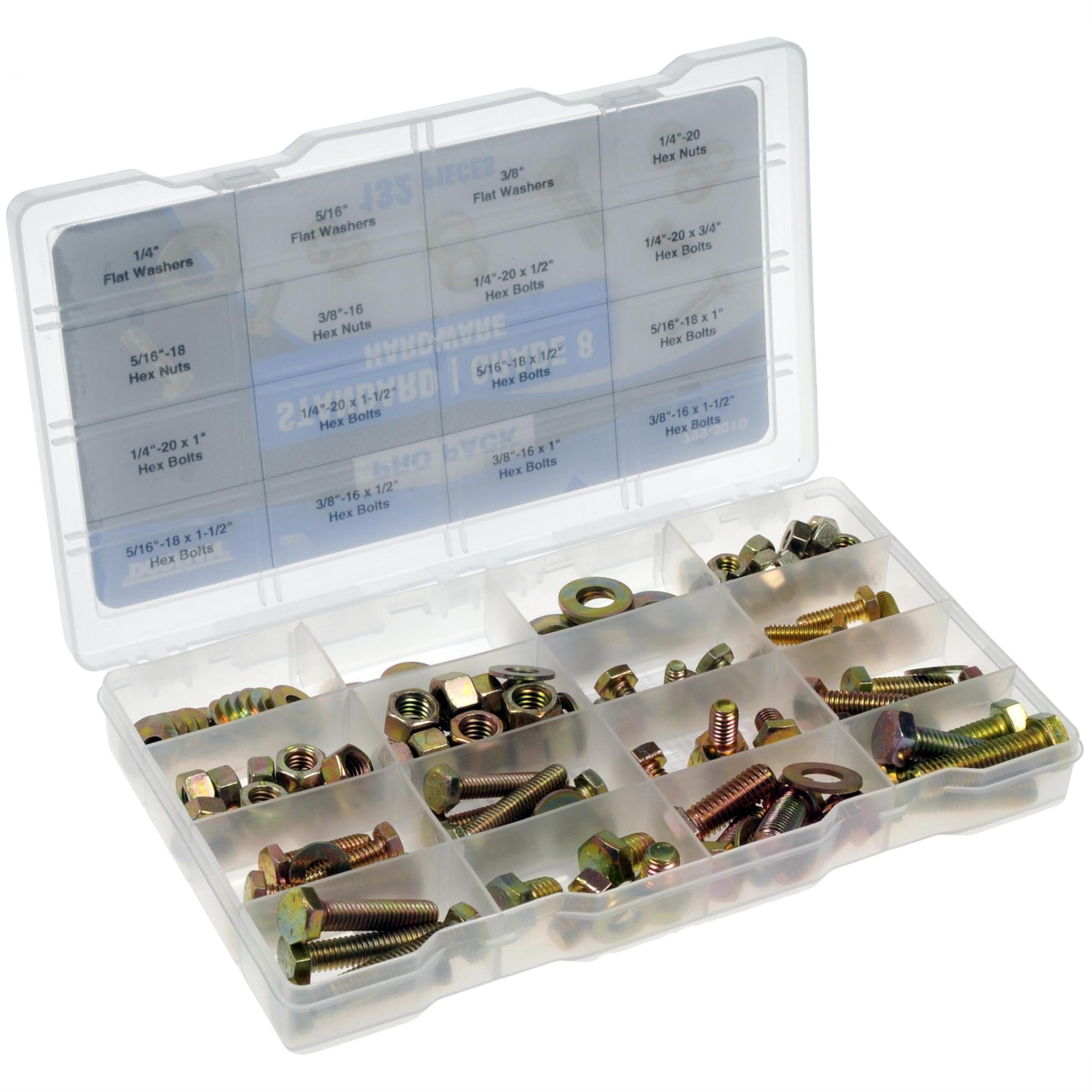 Dorman 799-301D Pro Pack Standard Grade 8 Hardware - 132 Piece Universal Fit