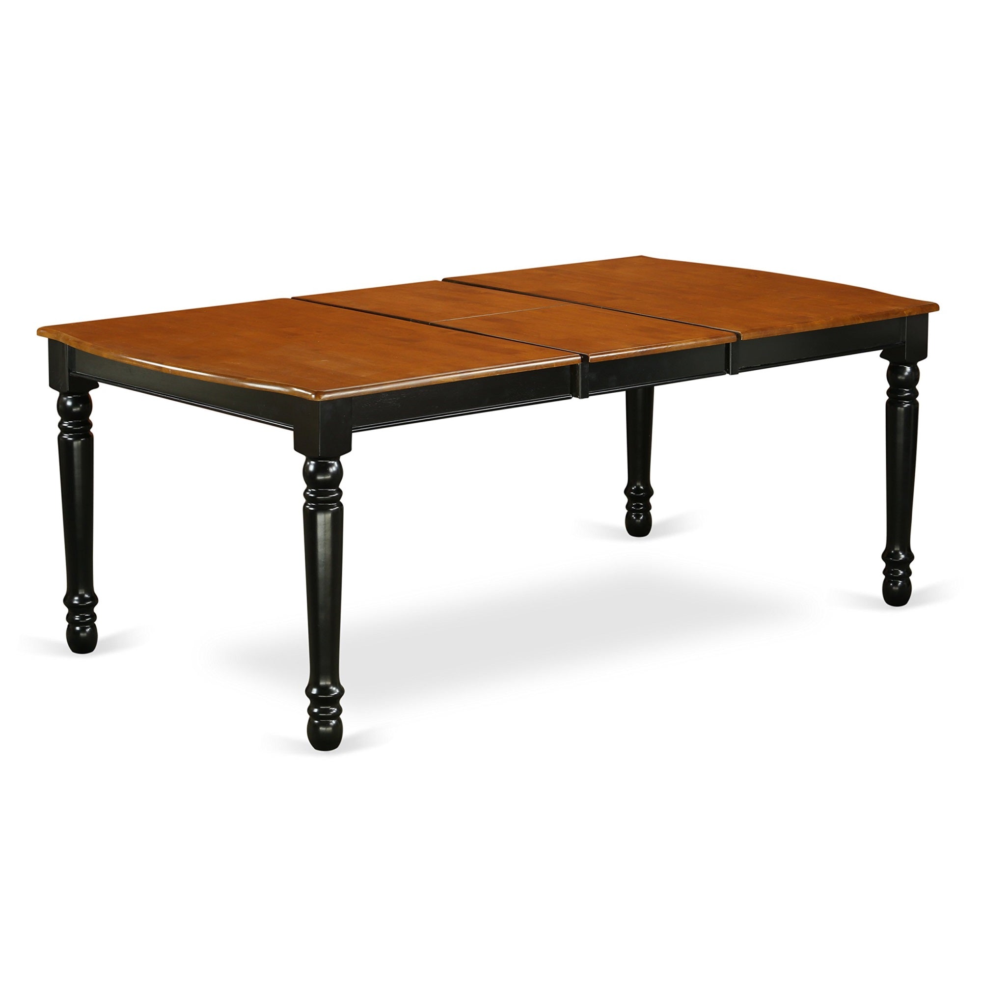 Dove5-Bch-W 5 Pc Kitchen Tables And Chair Set With One Dover Dining Table And 4 Kitchen Chairs In A Black And Cherry Finish