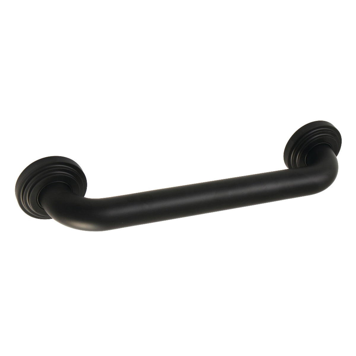 Kingston Brass Dr214120 Milano 12-Inch Decorative 1-1/4-Inch Od Grab Bar, Matte Black
