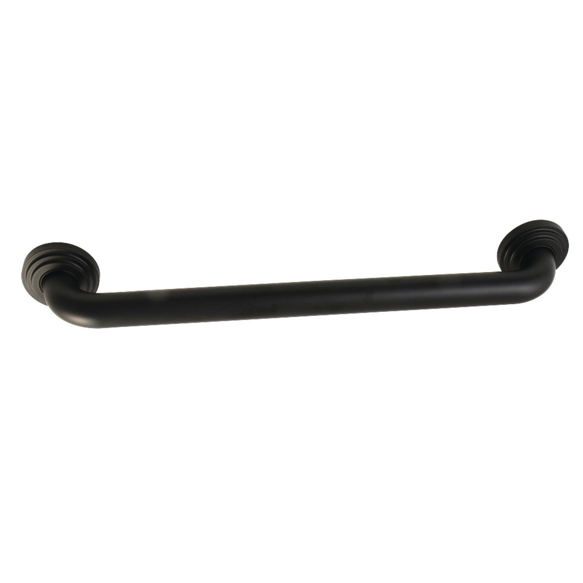 Kingston Brass Dr214180 Milano 18-Inch X 1-1/4-Inch Od Decorative Grab Bar, Matte Black