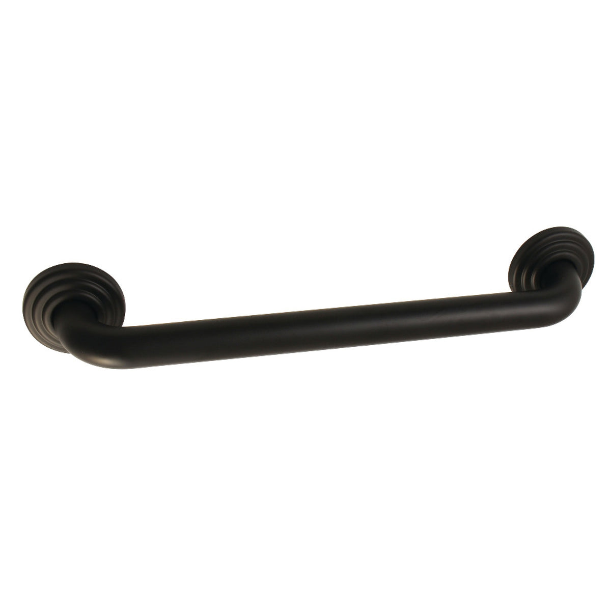 Kingston Brass Dr314160 Restoration 16-Inch Decorative 1-1/4-Inch Od Grab Bar, Matte Black