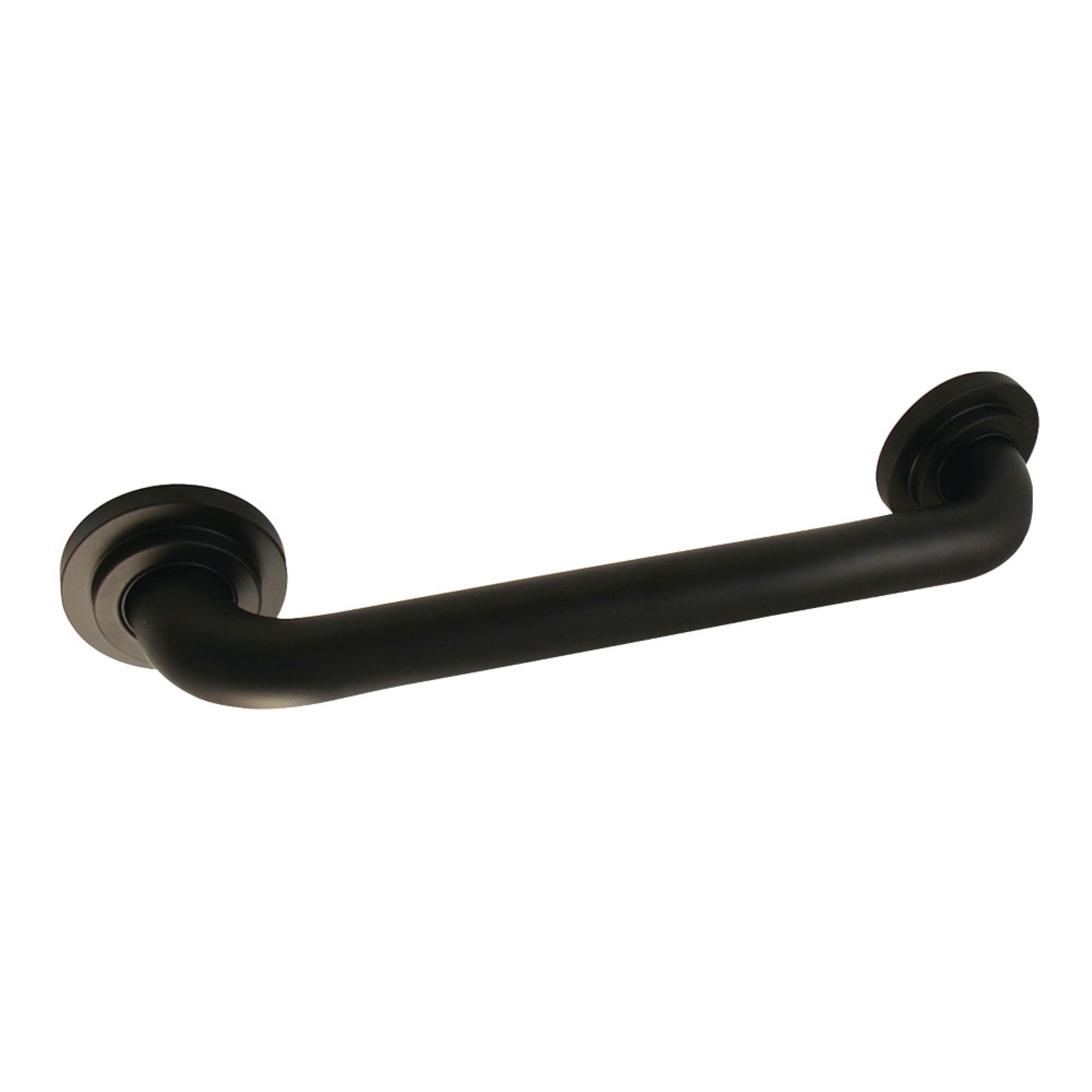 Kingston Brass Dr414120 Manhattan 12-Inch Decorative 1-1/4-Inch Od Grab Bar, Matte Black