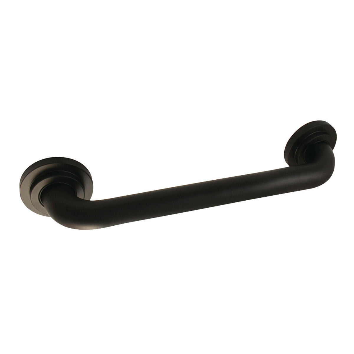 Kingston Brass Dr414120 Manhattan 12-Inch Decorative 1-1/4-Inch Od Grab Bar, Matte Black
