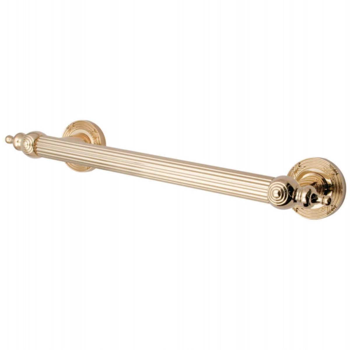 Kingston Brass Dr710122 Templeton 12 Decorative Grab Bar, Polished Brass