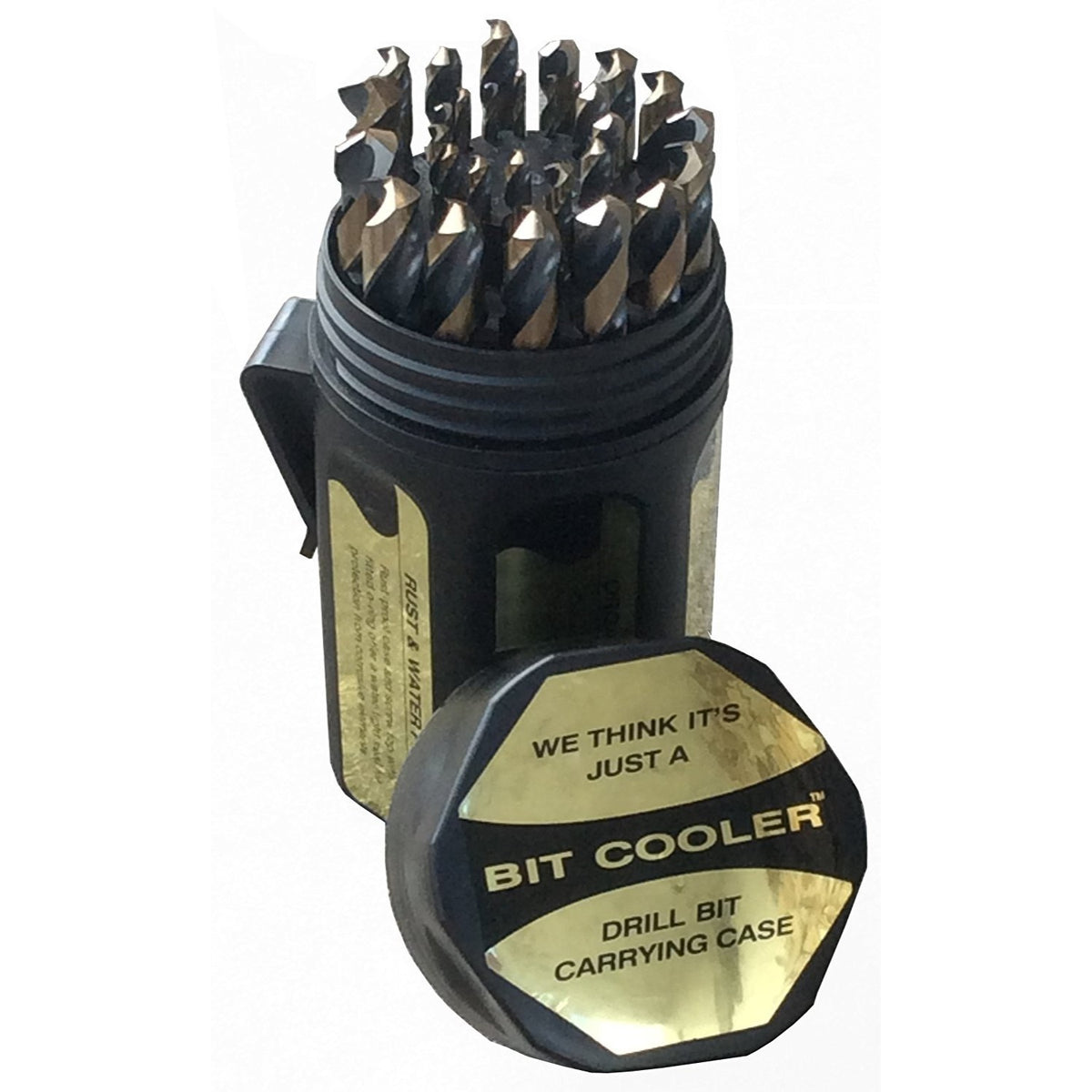 1/16 - 1/2 Hss Black & Gold Jobber Drill Bit Set, Shatter Proof Case, 29 Pieces (1/64 Increments, 3/8 Shank 3/8 And Up), Kfd