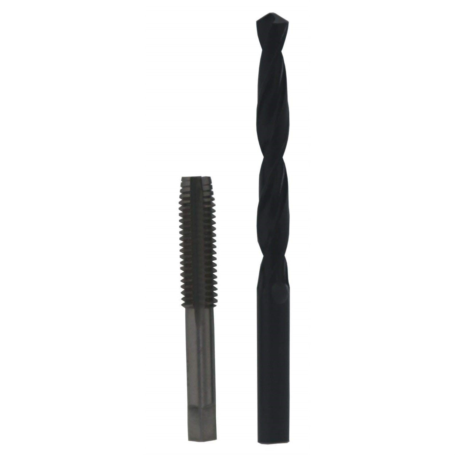 7/16-14 Hss Plug Tap And Matching U Hss Drill Bit In Plastic Pouch.