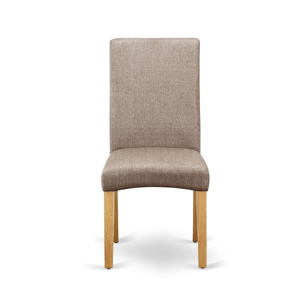Casafoyer Drp4T16 Driscol Parson Kitchen Chairs - Dark Khaki Linen Fabric Upholstered Dining Chairs, Set Of 2, Oak