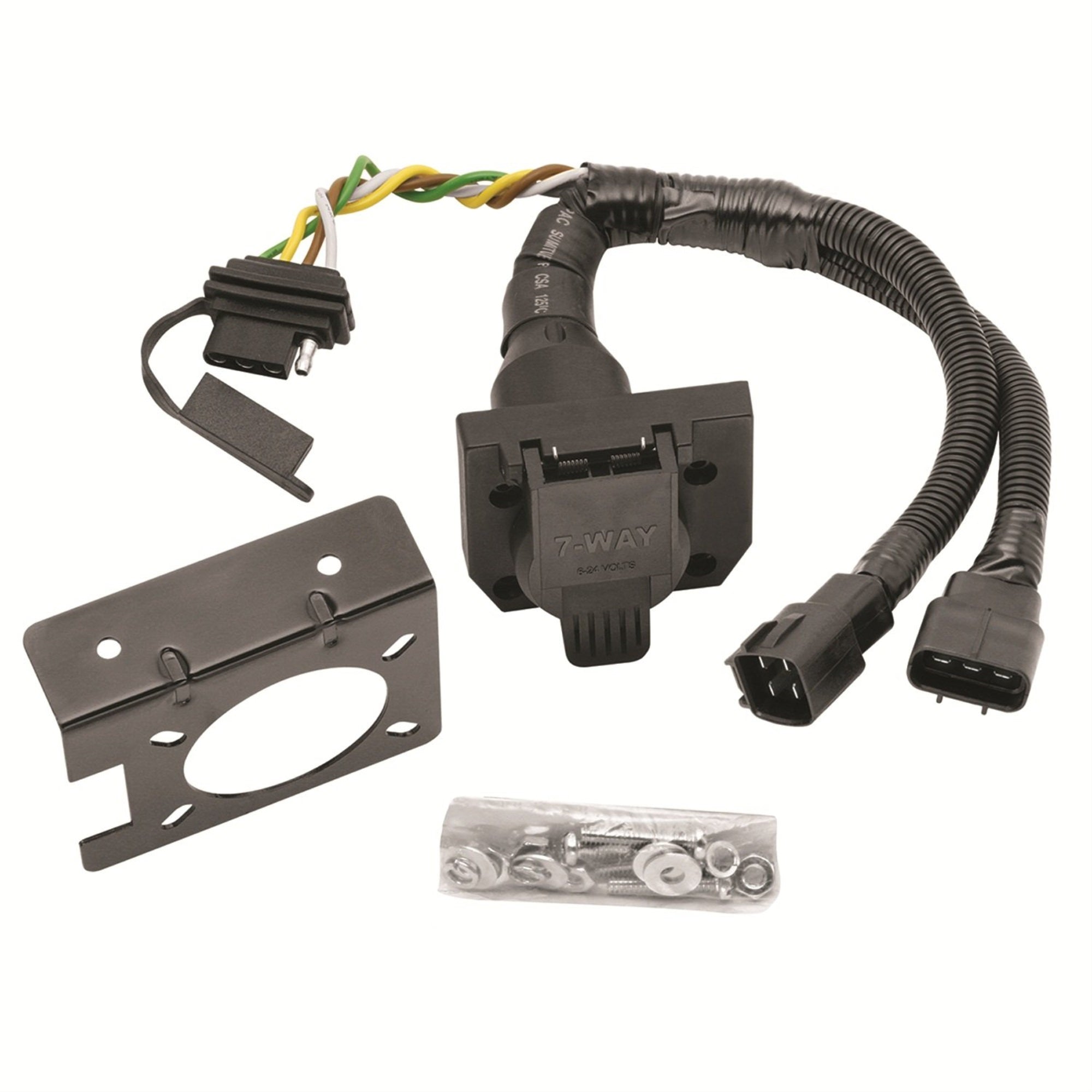 Tow Ready 20137 Multi-Plug T-One Connector Assembly,Black
