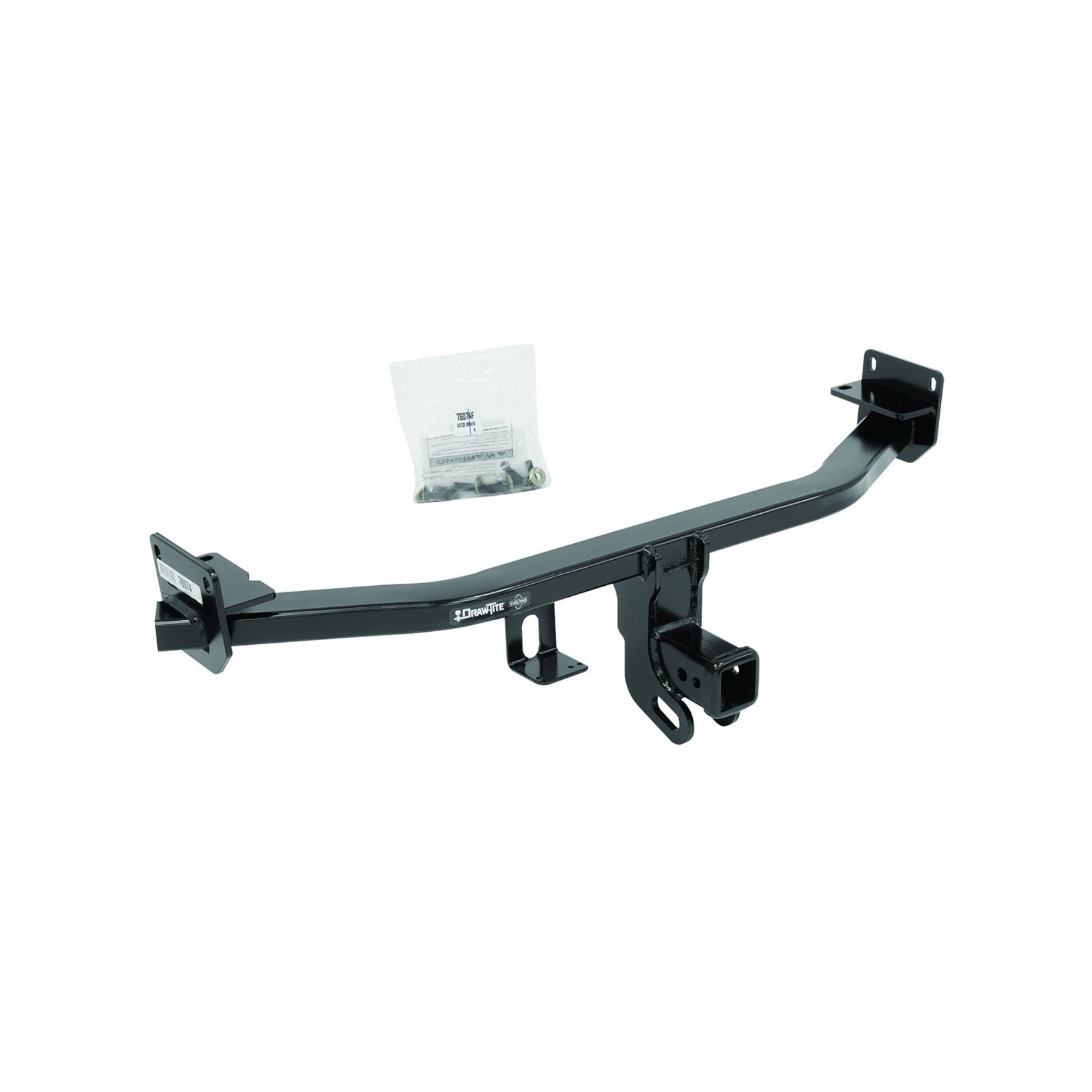 Draw-Tite 76074 Class 3 Trailer Hitch, 2 Inch Receiver, Black, Compatible With 2017-2022 Sportage