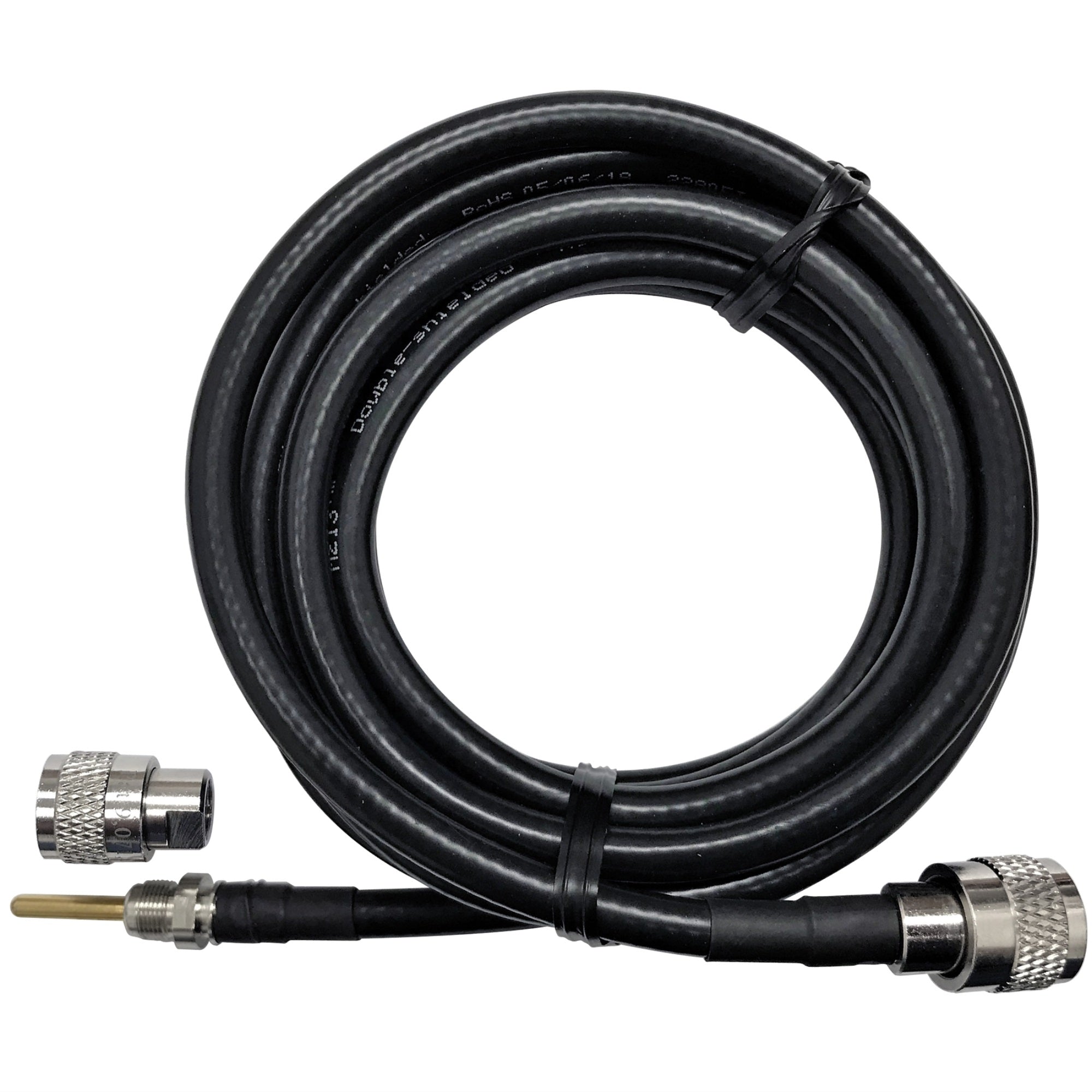 DRIVER EXTREME - DRX-1518  18 FOOT PREMIUM M213?QUANTUM-FLEX RG213 CABLE WITH EASY ON UHF CONNECTOR