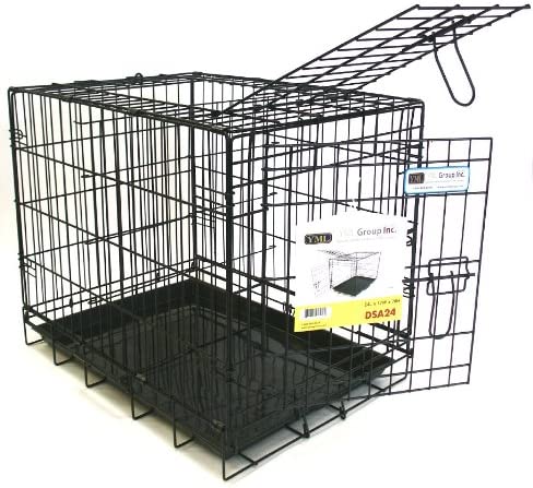 24' Foldable Heavy Duty 2 Door Dog Crate