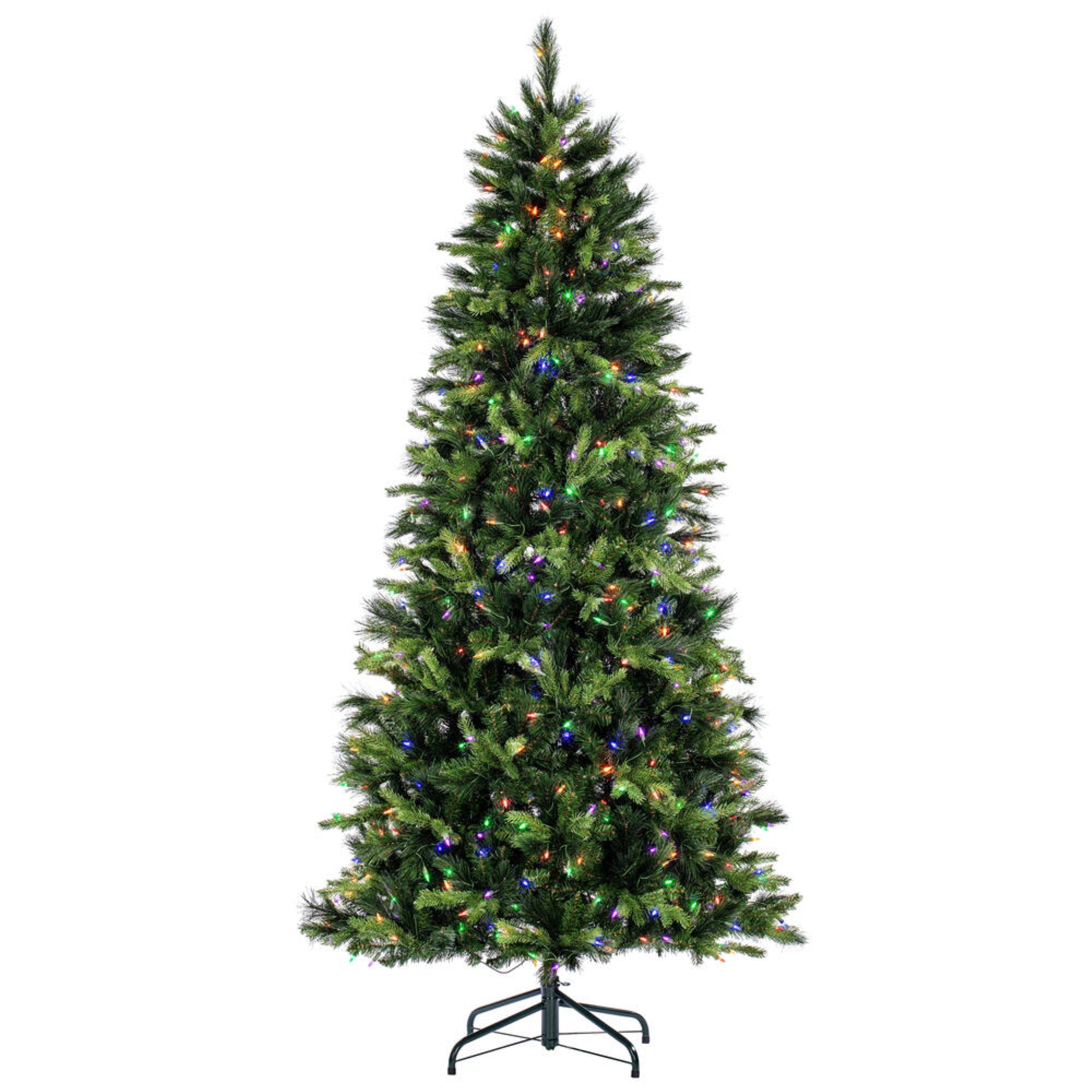 Vickerman 9' x 49” Southern Mixed Spruce Artificial Christmas Tree LED Multi-colored Lights