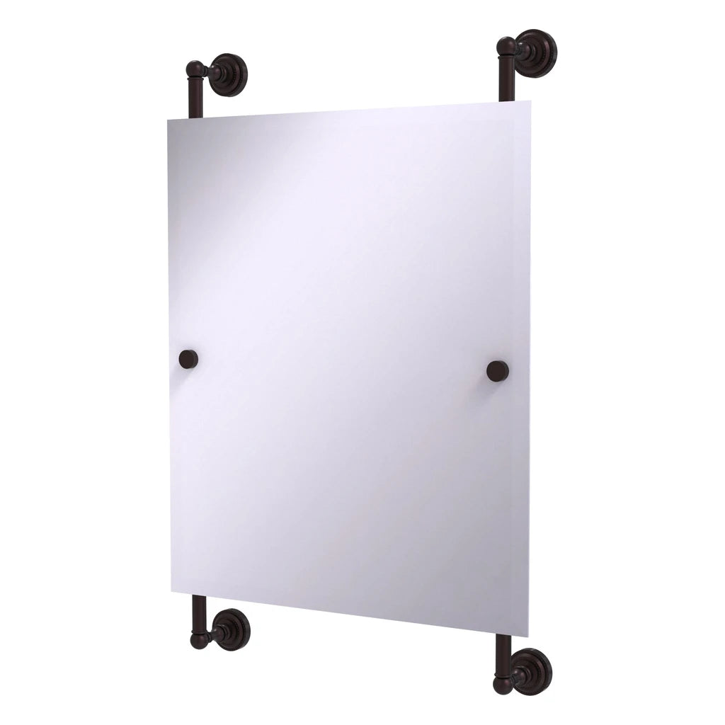 Dottingham Collection Rectangular Frameless Rail Mounted Mirror - DT-27-92-ABZ
