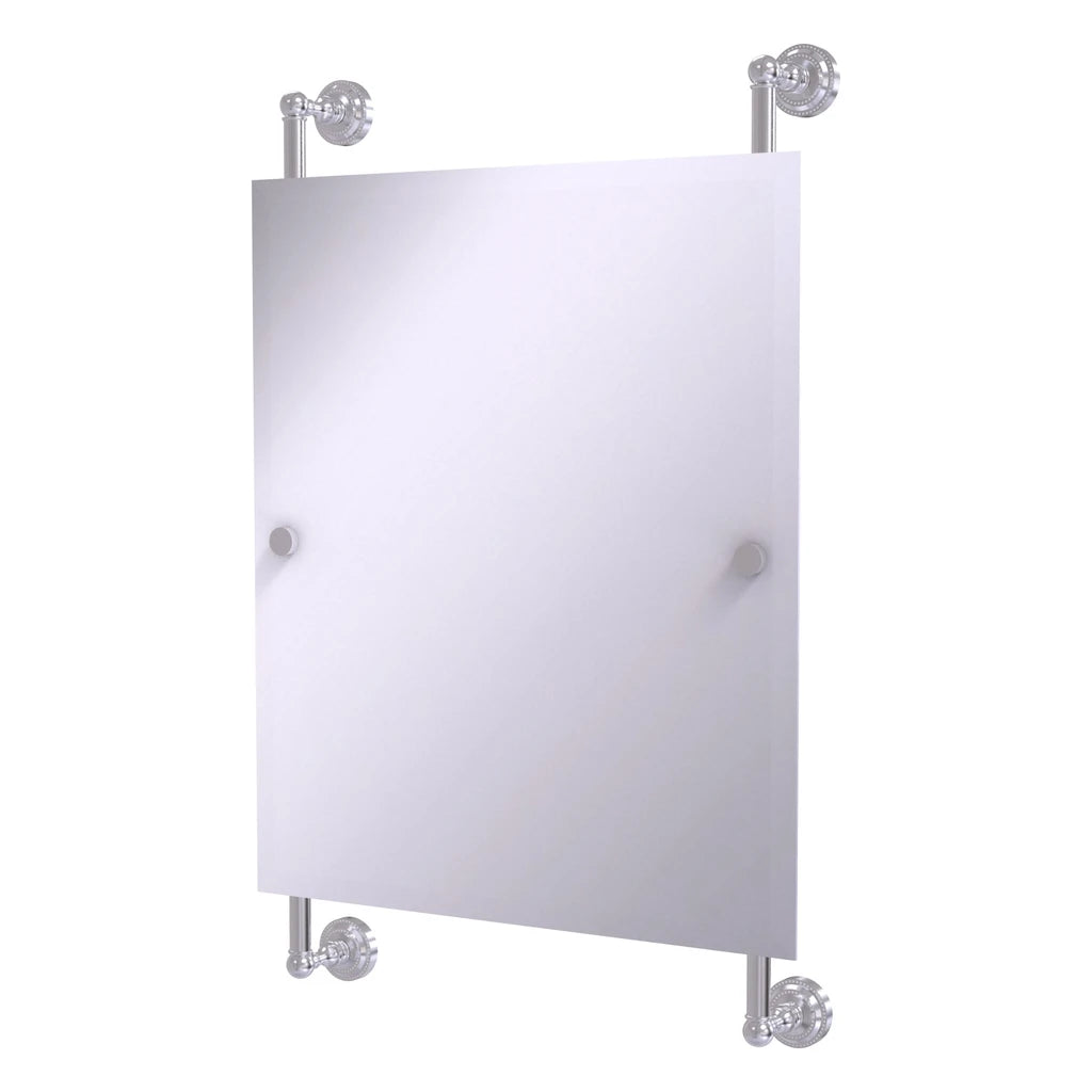 Dottingham Collection Rectangular Frameless Rail Mounted Mirror - DT-27-92-SCH