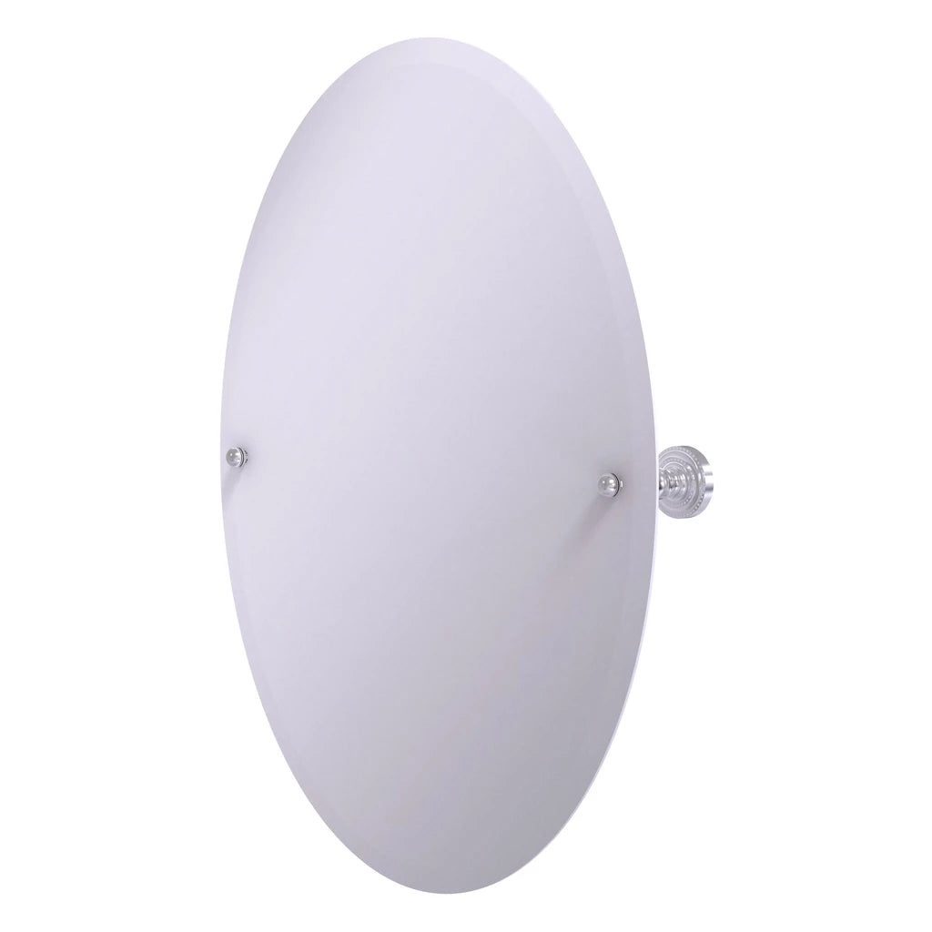 Frameless Oval Tilt Mirror with Beveled Edge - DT-91-SCH